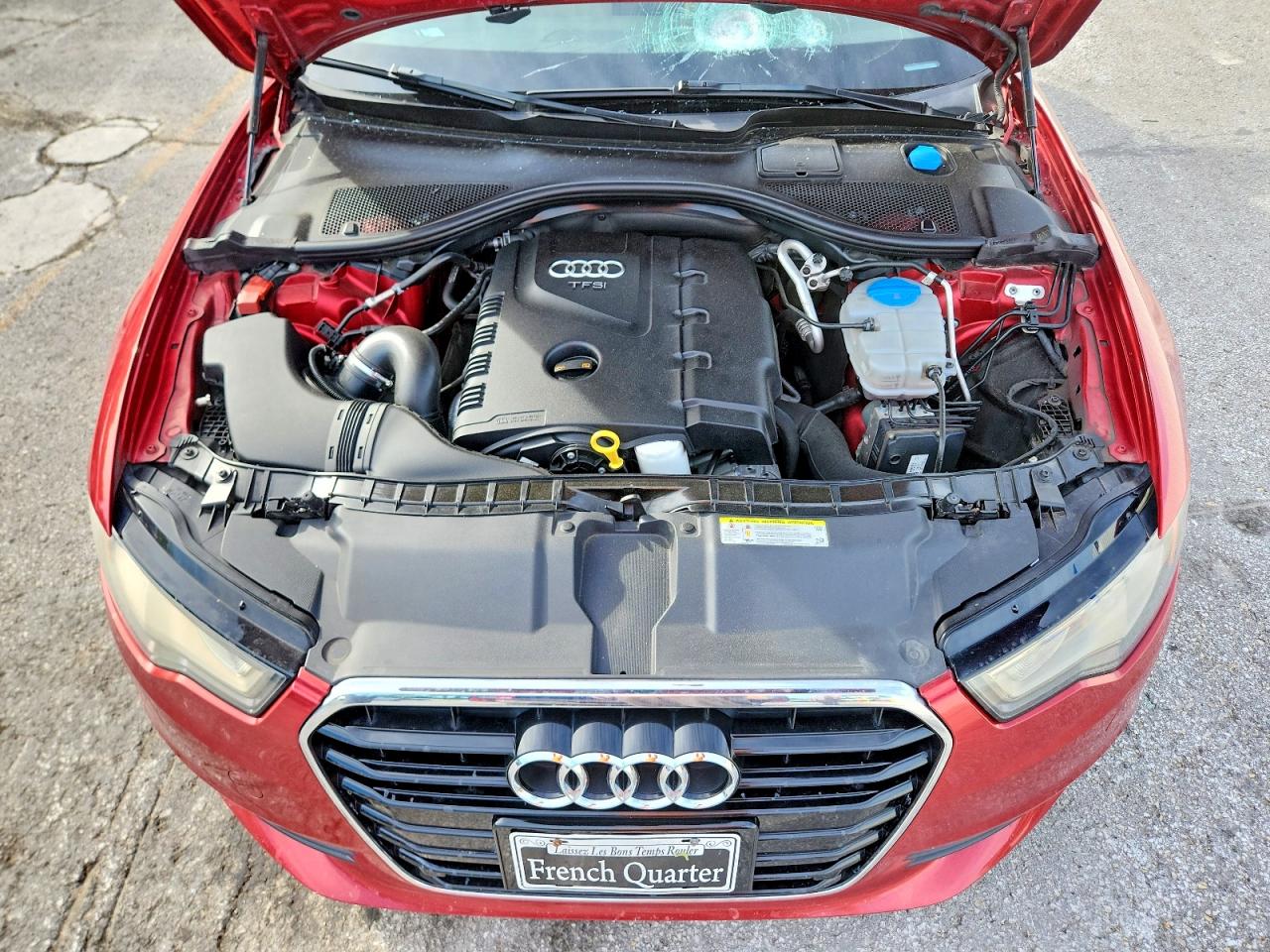 2012 Audi A6 Premium Plus Red vin: WAUDFAFC2CN157394