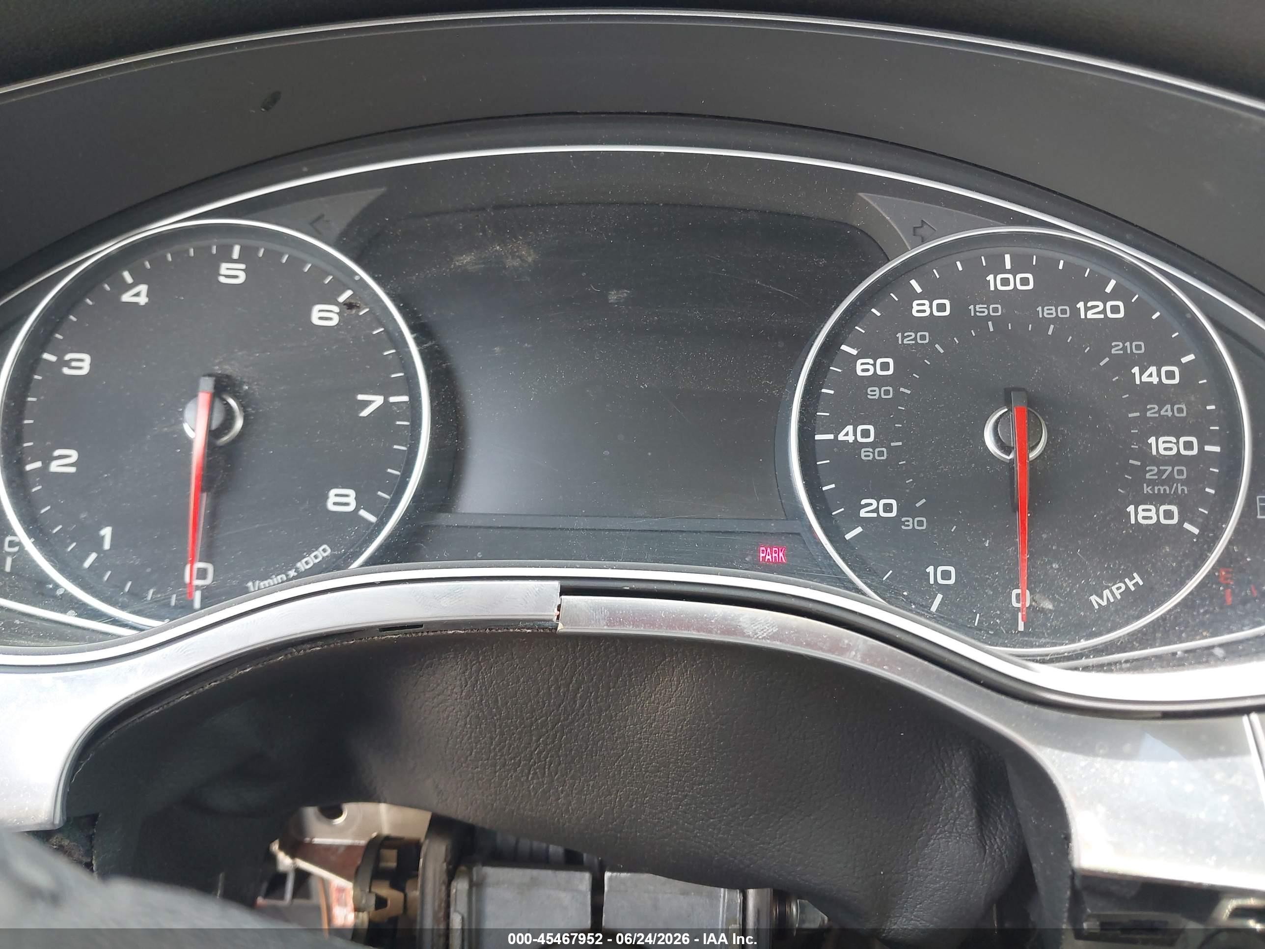 2013 Audi A6 2.0t Premium Gray vin: WAUDFAFC2DN051366