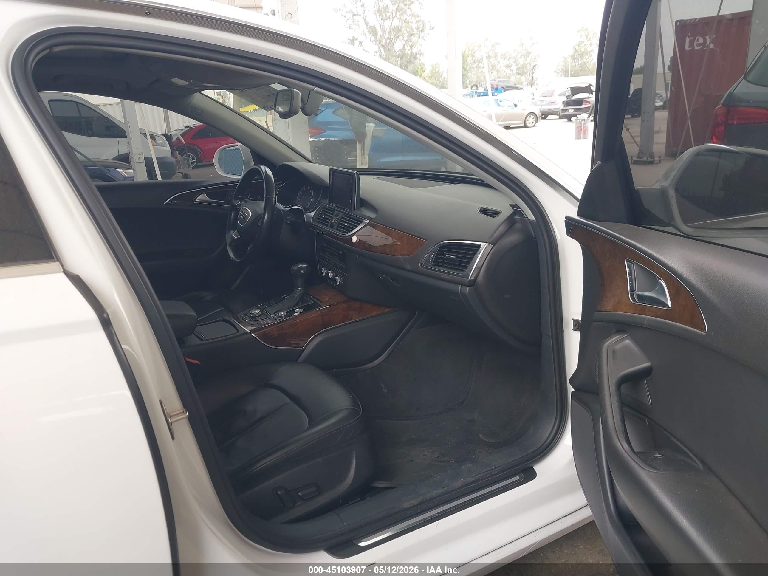 2013 Audi A6 2.0t Premium White vin: WAUDFAFC2DN152634