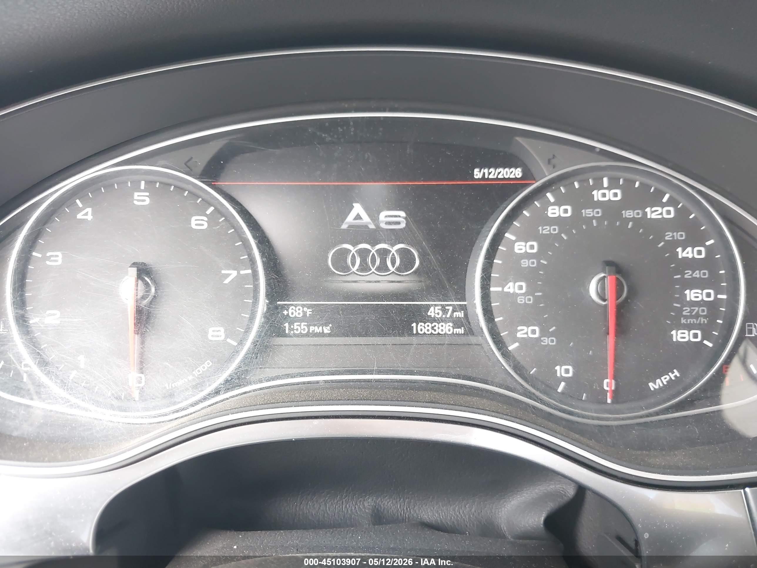 2013 Audi A6 2.0t Premium White vin: WAUDFAFC2DN152634