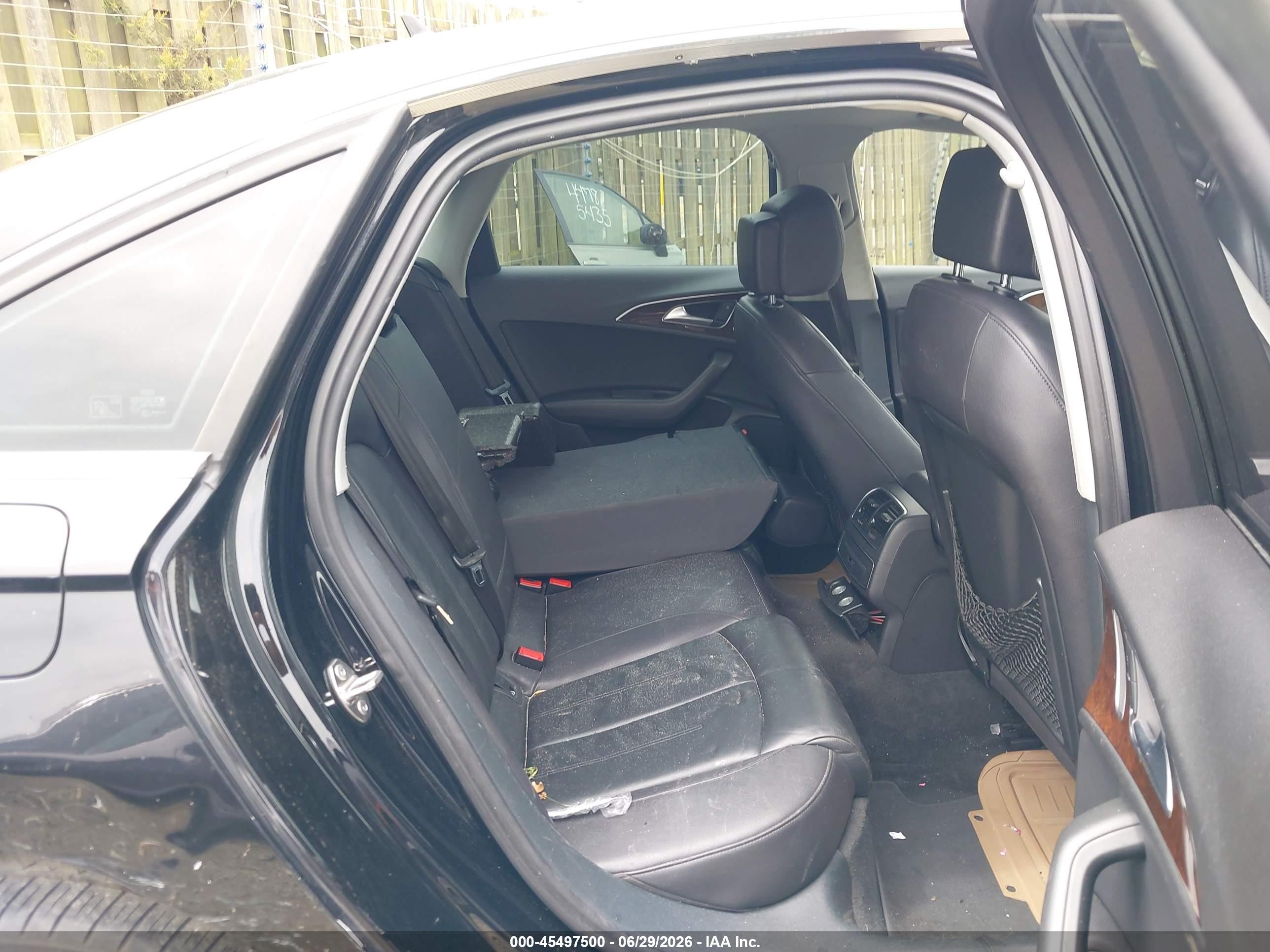 2012 Audi A6 2.0t Premium Plus Black vin: WAUDFAFC3CN119219