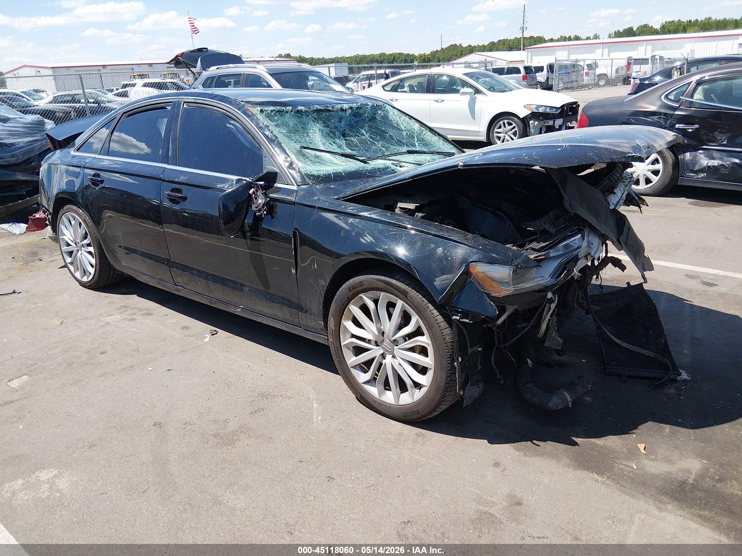 2012 Audi A6 2.0t Premium Black vin: WAUDFAFC4CN107564