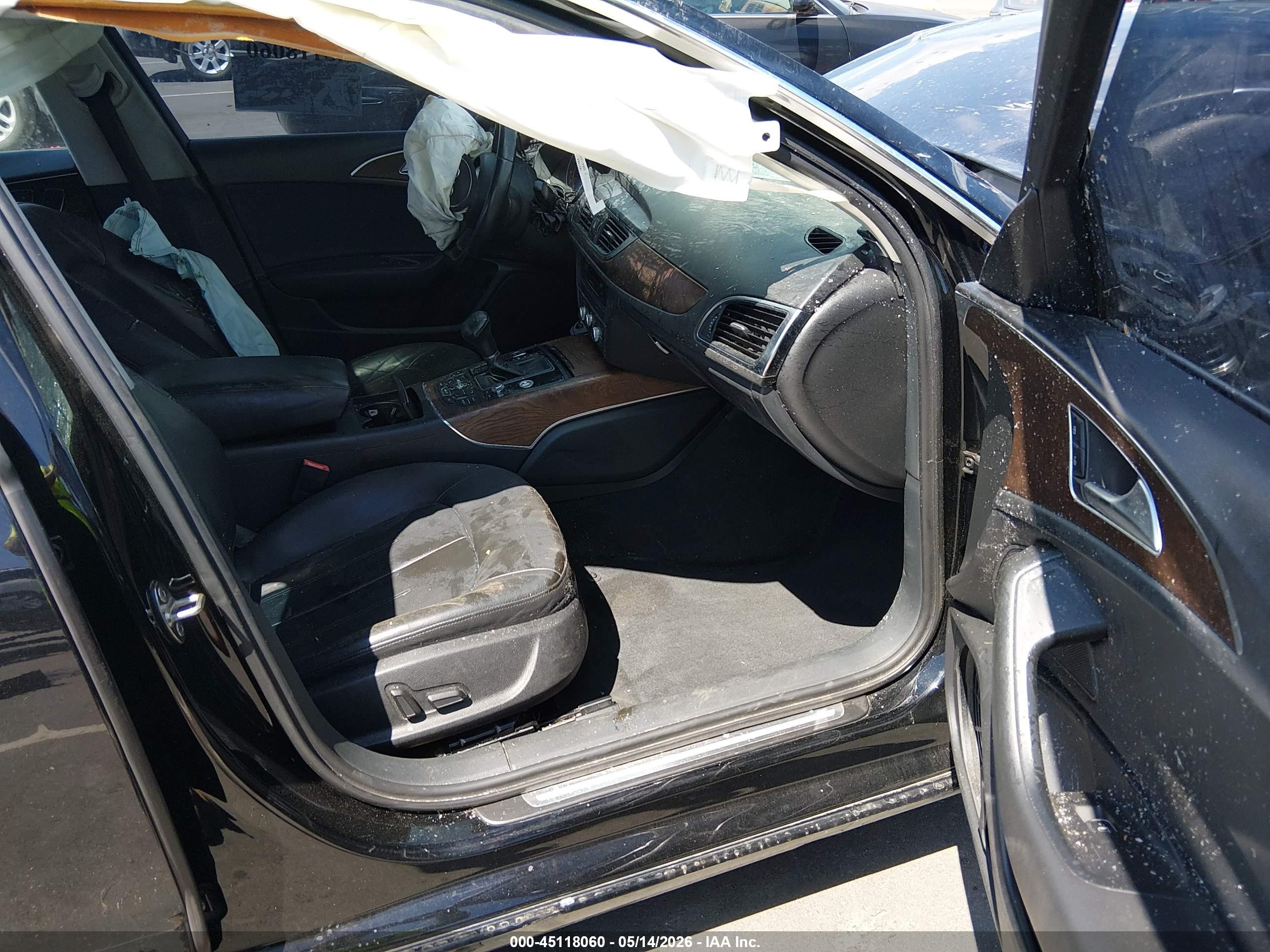 2012 Audi A6 2.0t Premium Black vin: WAUDFAFC4CN107564