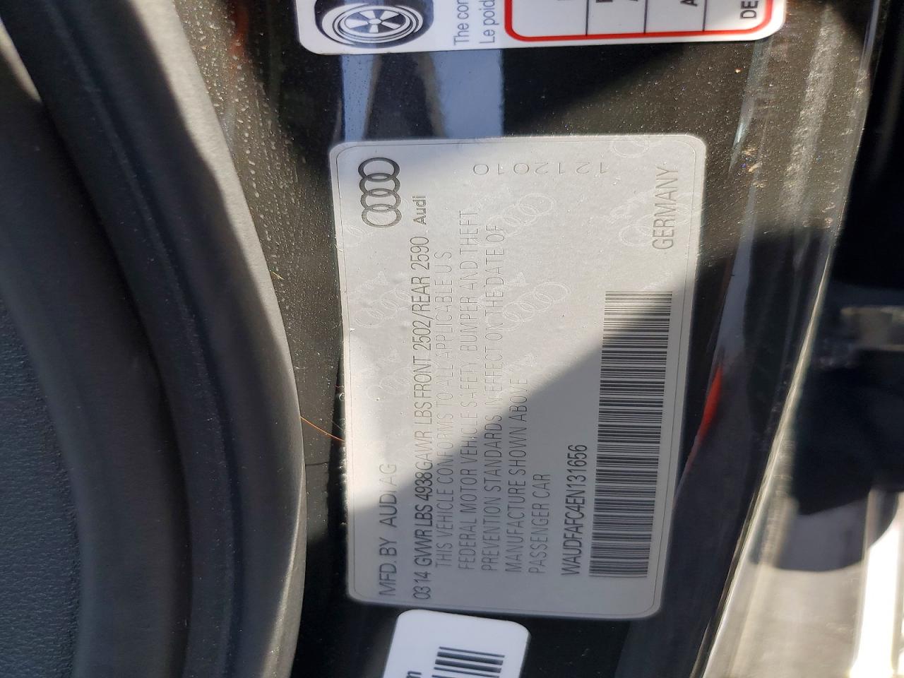 2014 Audi A6 Premium Plus Gray vin: WAUDFAFC4EN131656
