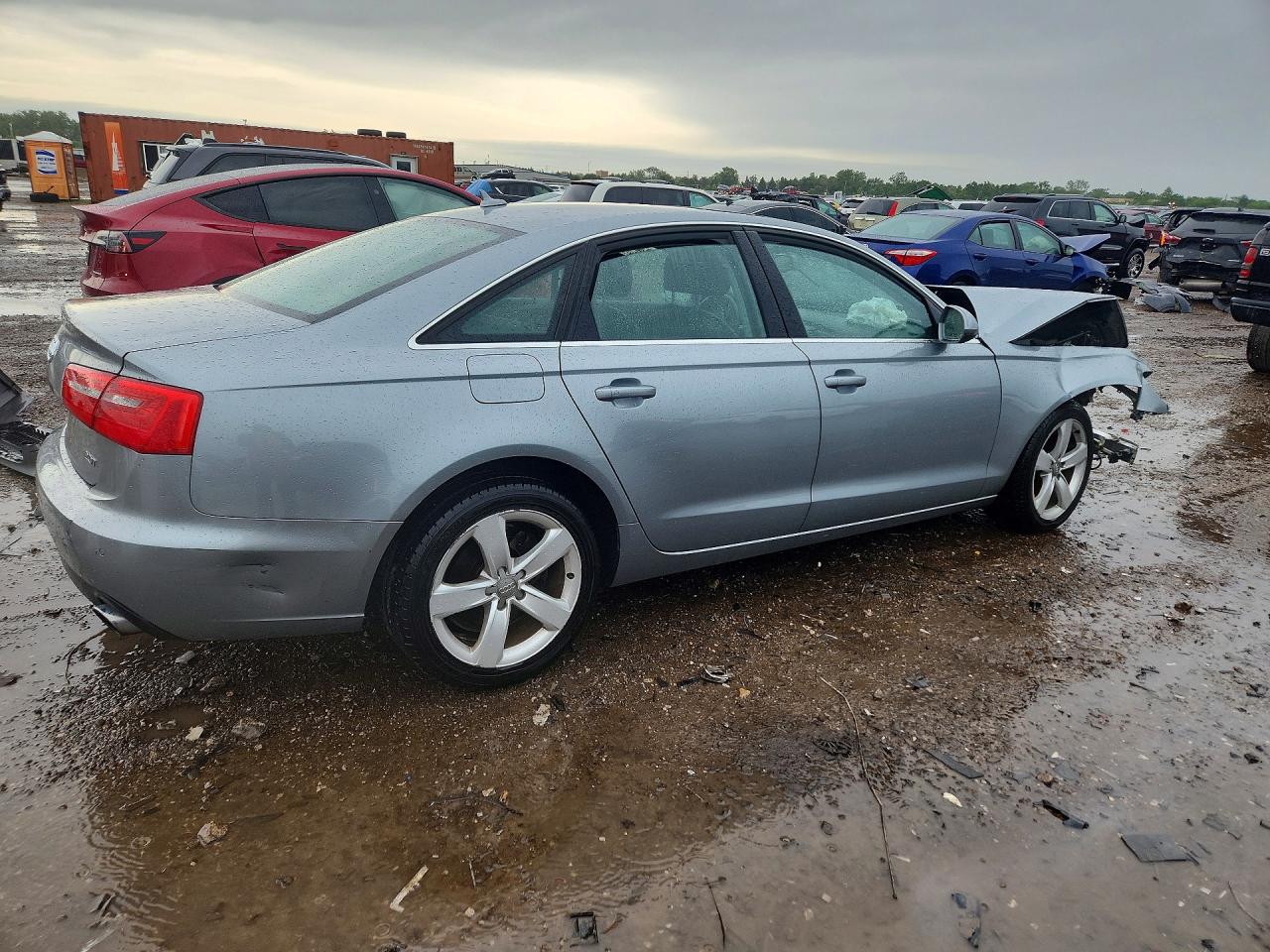 2012 Audi A6 Premium Plus Silver vin: WAUDFAFC5CN134675