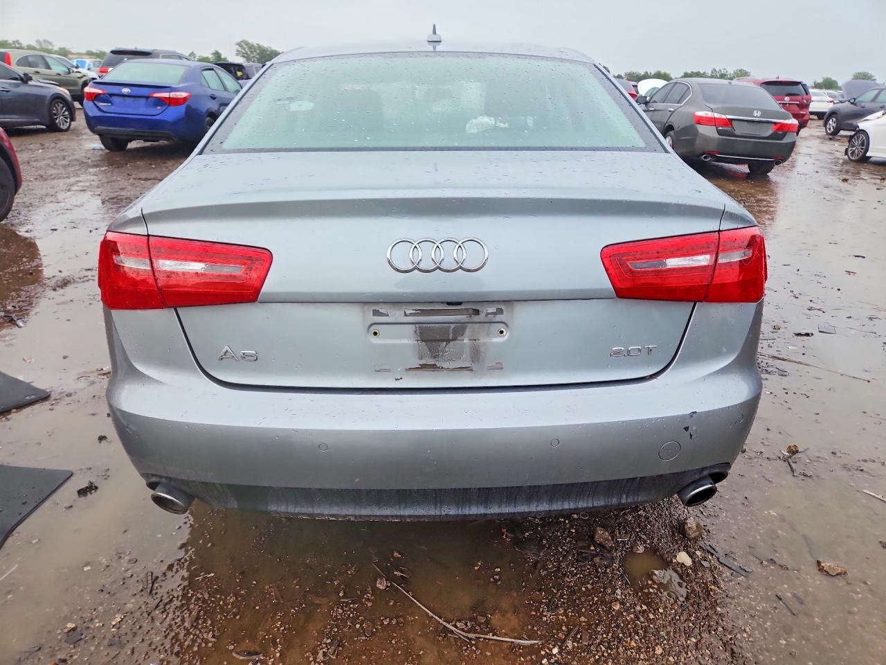 2012 Audi A6 Premium Plus Silver vin: WAUDFAFC5CN134675