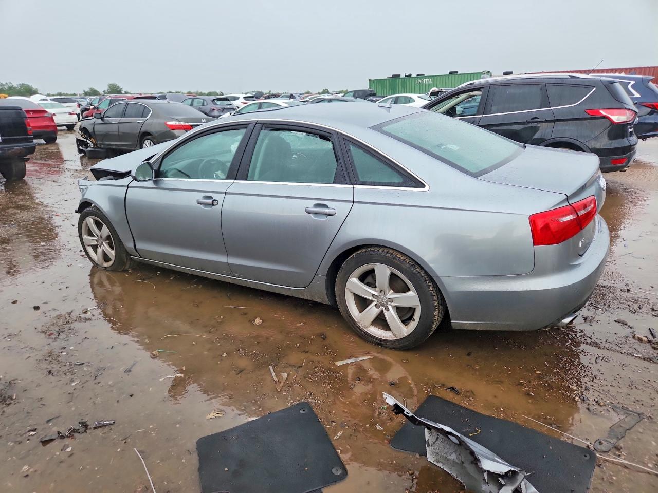 2012 Audi A6 Premium Plus Silver vin: WAUDFAFC5CN134675