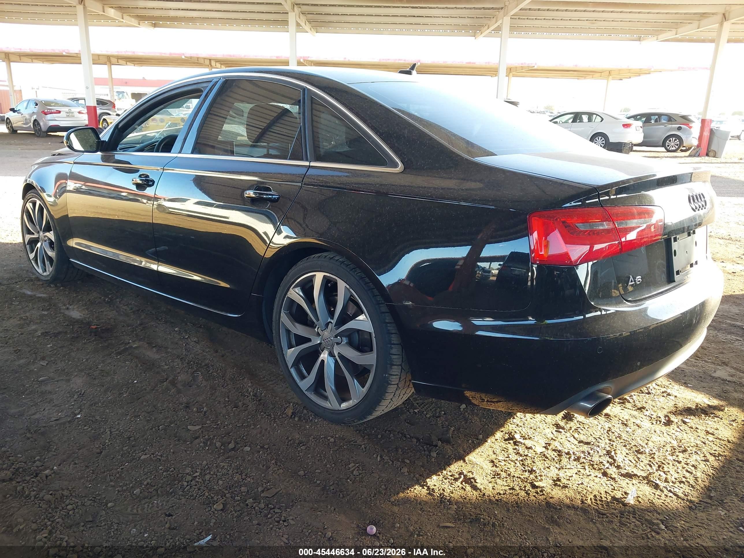 2014 Audi A6 2.0t Premium Black vin: WAUDFAFC5EN136932