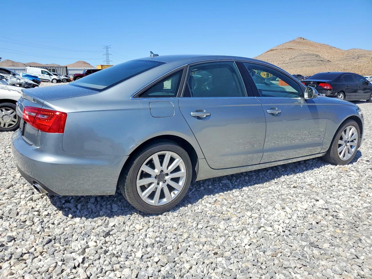 2013 Audi A6 Premium Plus Silver vin: WAUDFAFC6DN022128