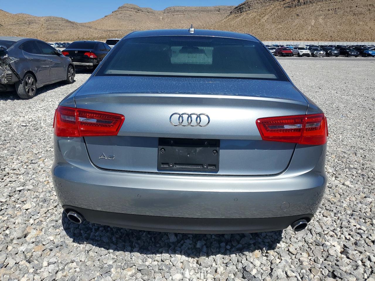 2013 Audi A6 Premium Plus Silver vin: WAUDFAFC6DN022128