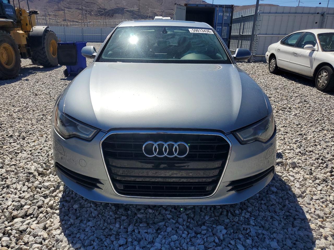 2013 Audi A6 Premium Plus Silver vin: WAUDFAFC6DN022128