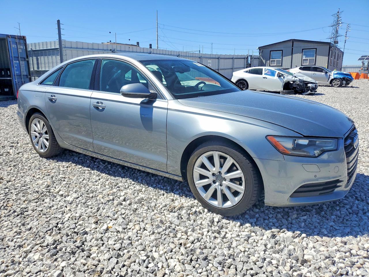 2013 Audi A6 Premium Plus Silver vin: WAUDFAFC6DN022128