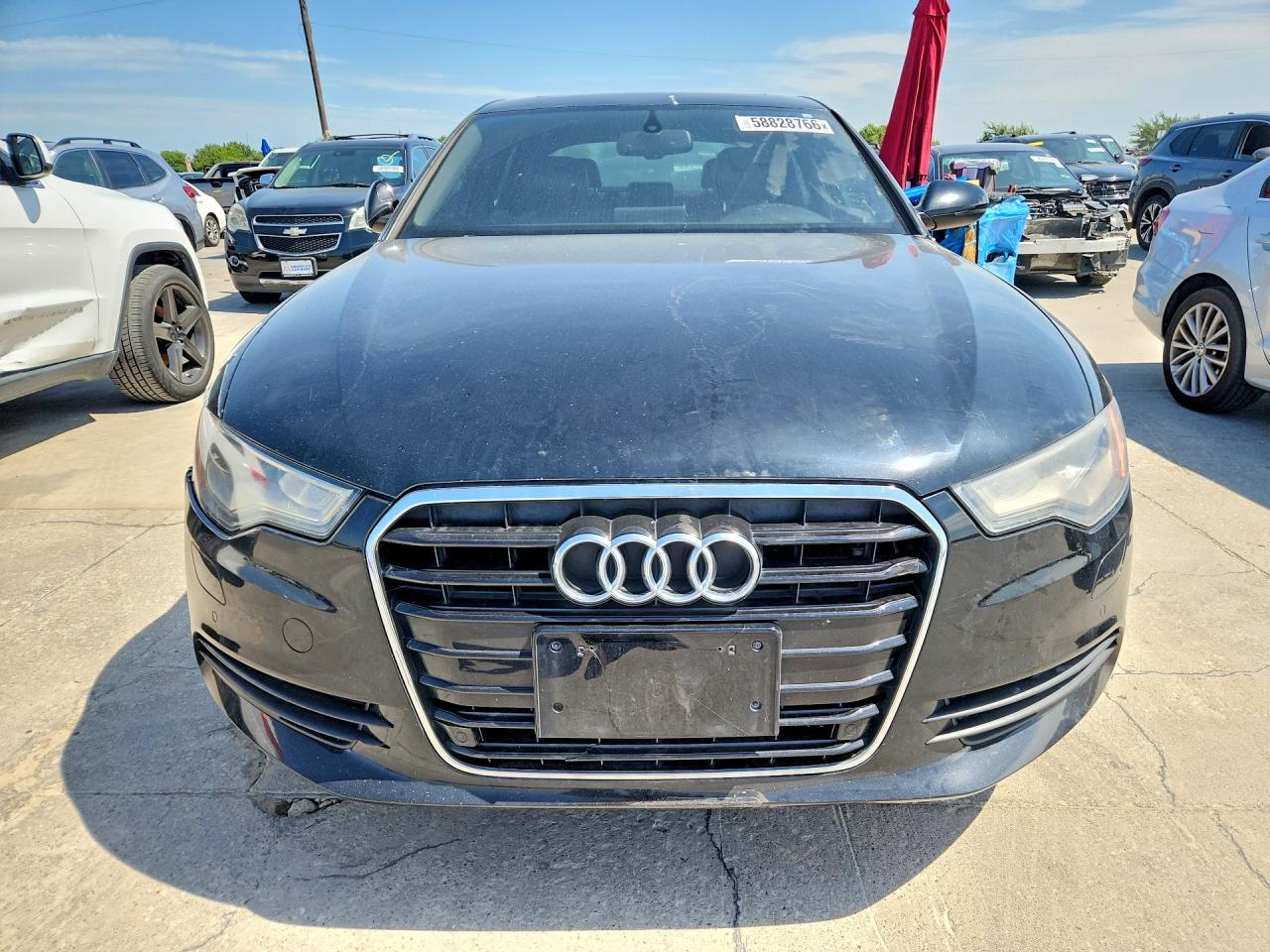 2013 Audi A6 Premium Plus Black vin: WAUDFAFC6DN152409