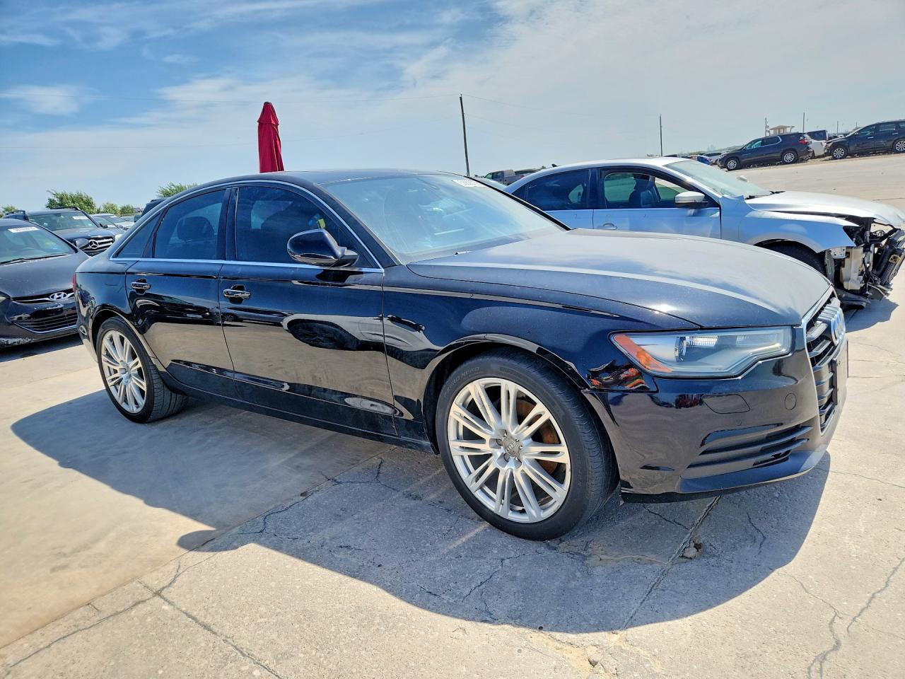 2013 Audi A6 Premium Plus Black vin: WAUDFAFC6DN152409