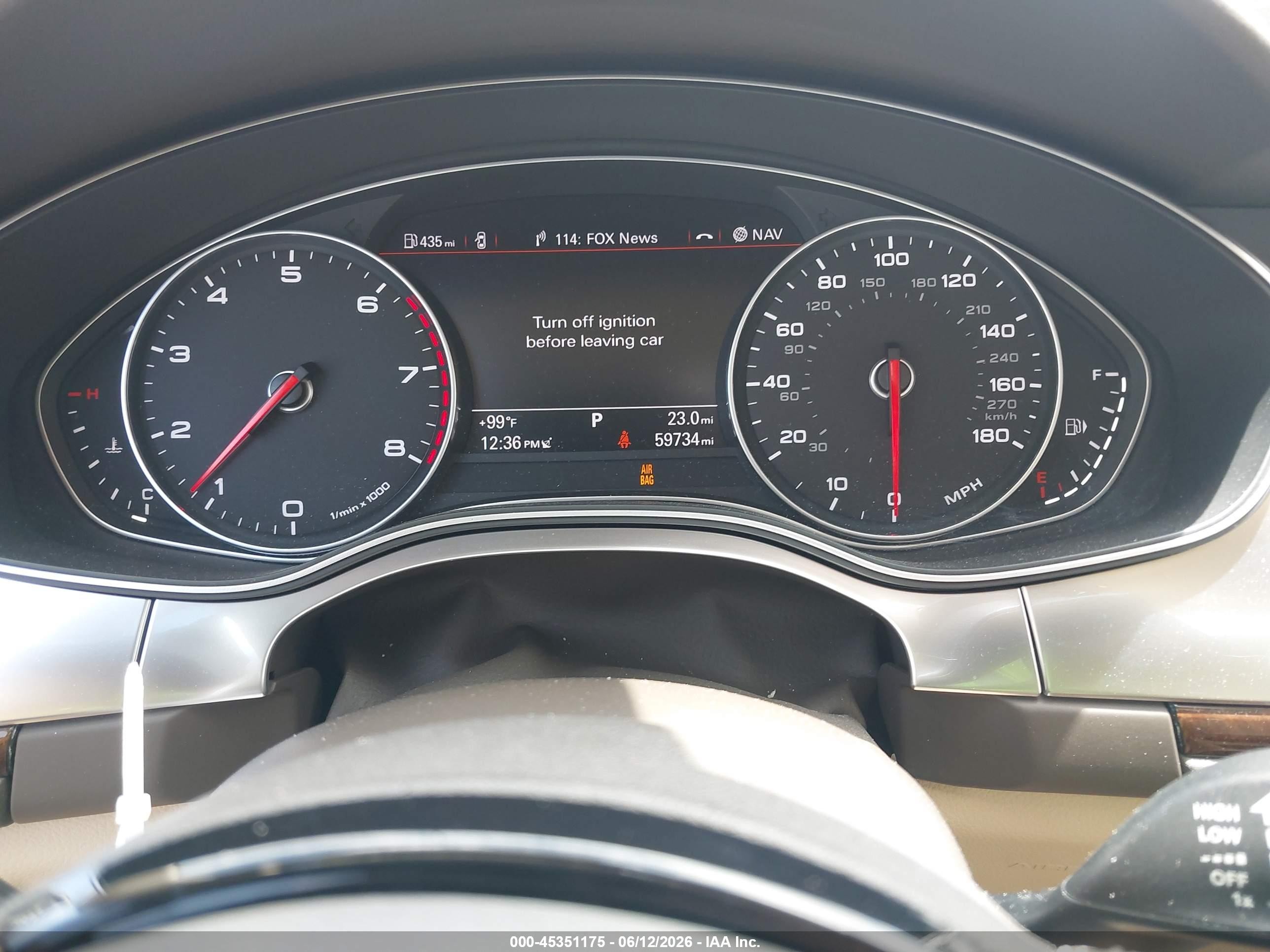 2015 Audi A6 2.0t Premium Blue vin: WAUDFAFC6FN007440