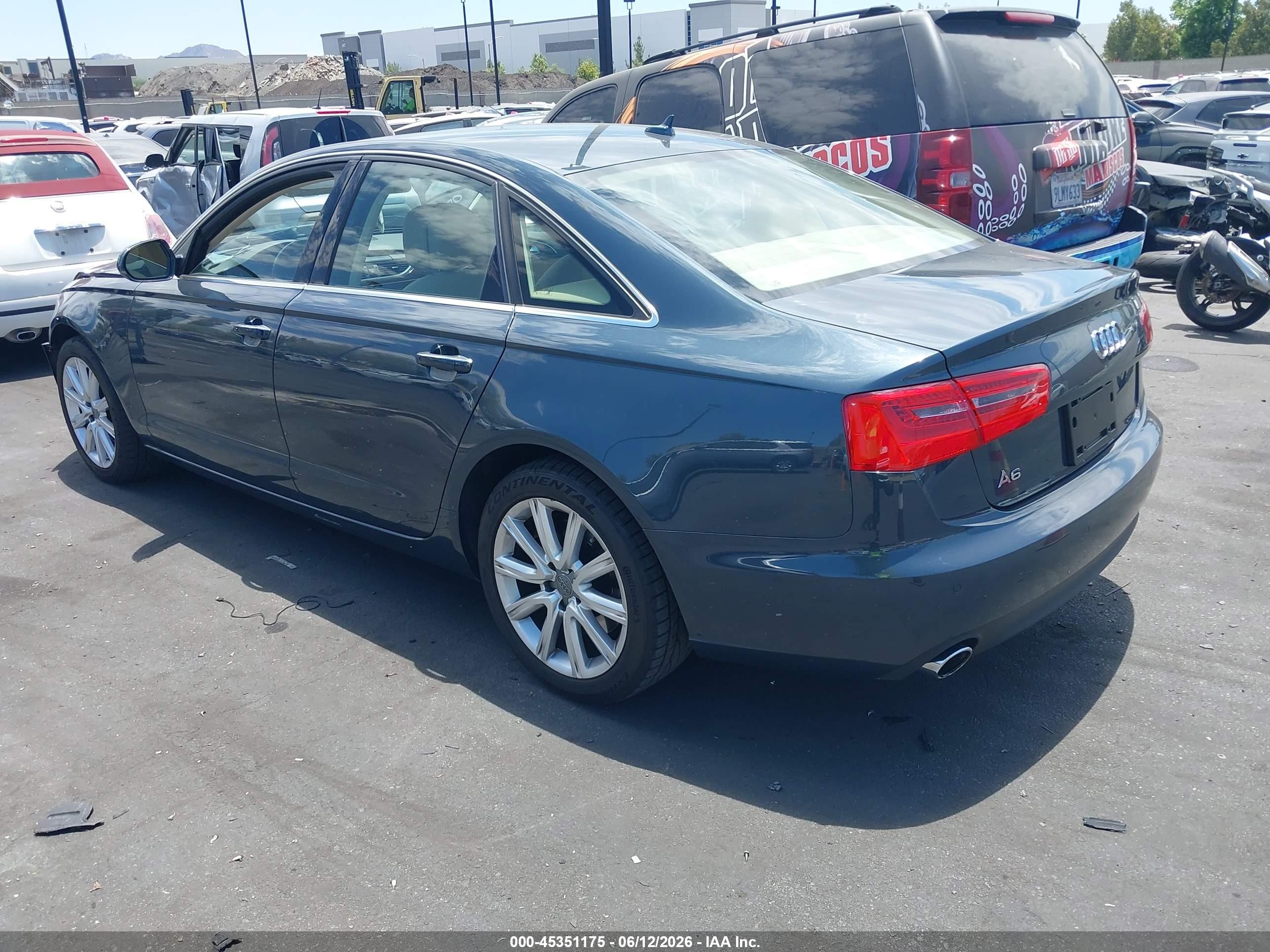 2015 Audi A6 2.0t Premium Blue vin: WAUDFAFC6FN007440