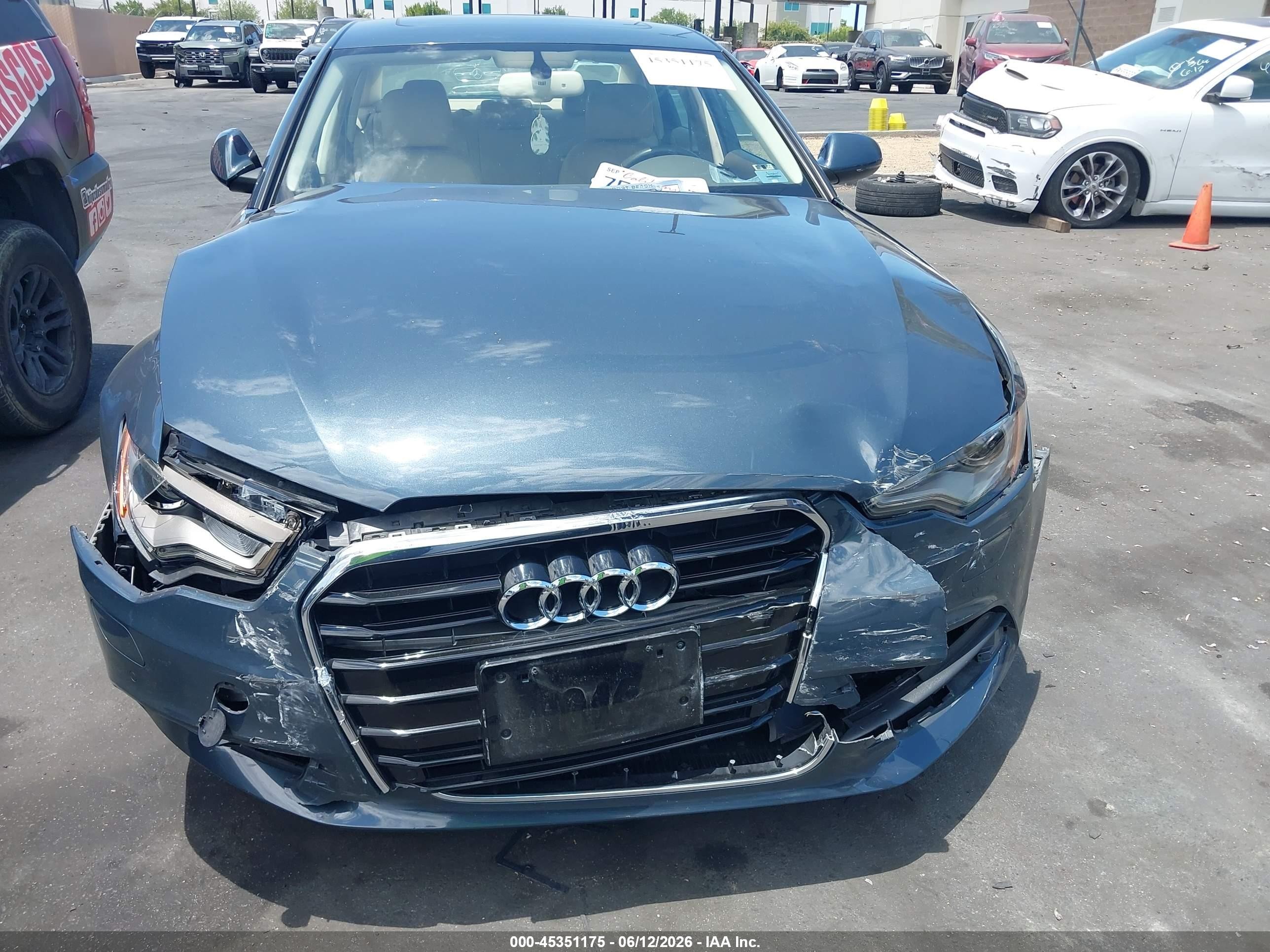 2015 Audi A6 2.0t Premium Blue vin: WAUDFAFC6FN007440
