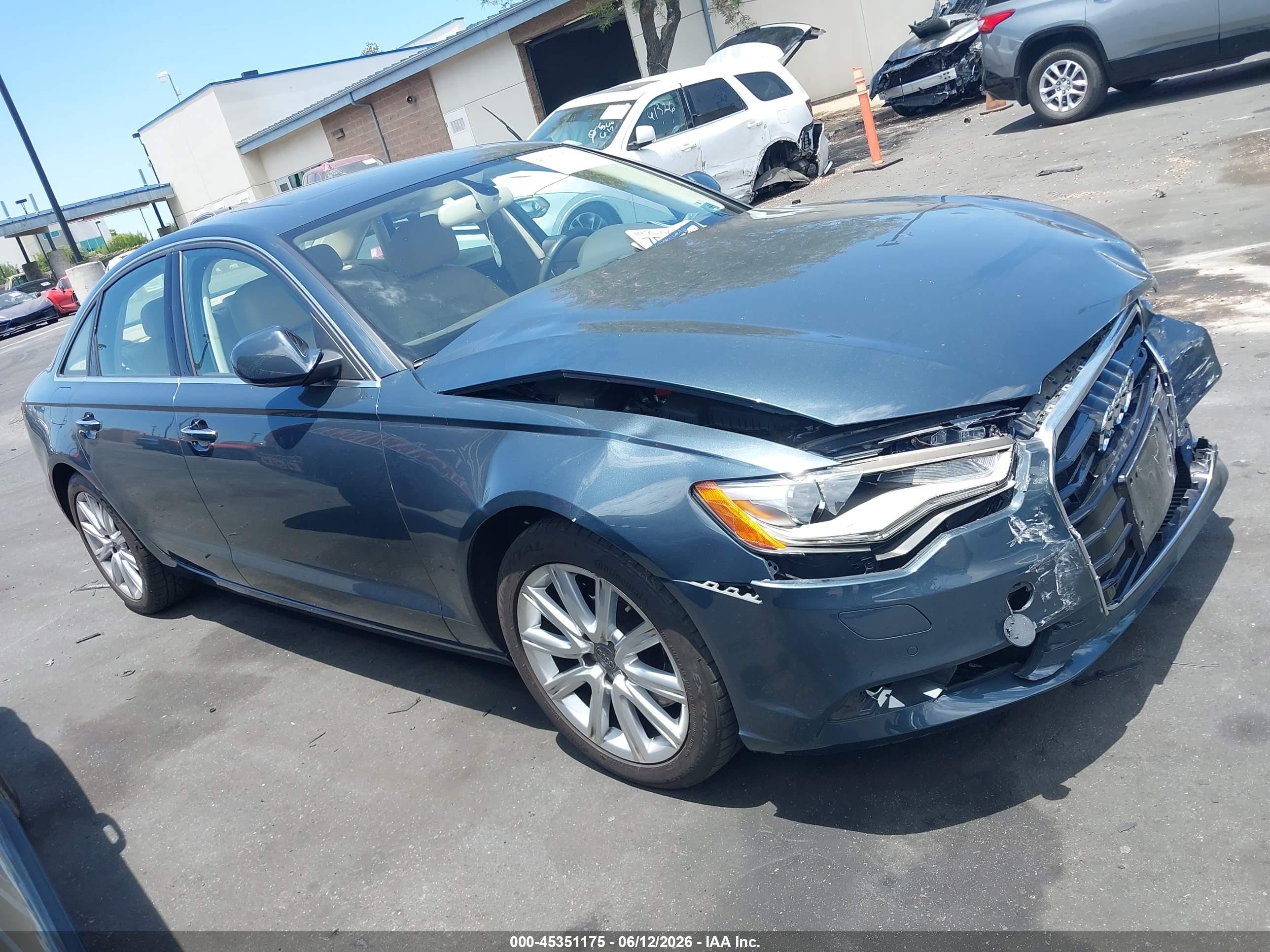 2015 Audi A6 2.0t Premium Blue vin: WAUDFAFC6FN007440