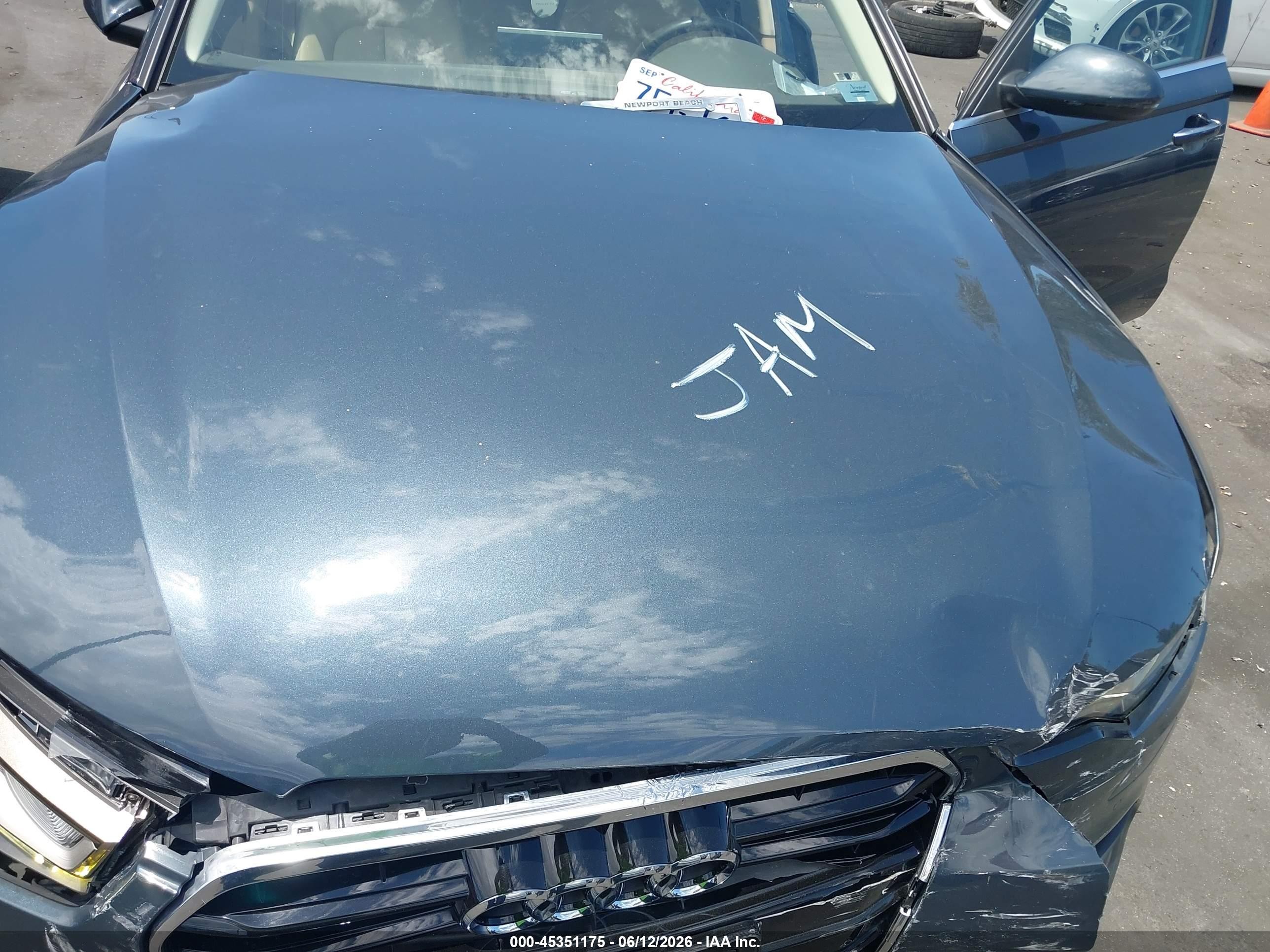 2015 Audi A6 2.0t Premium Blue vin: WAUDFAFC6FN007440