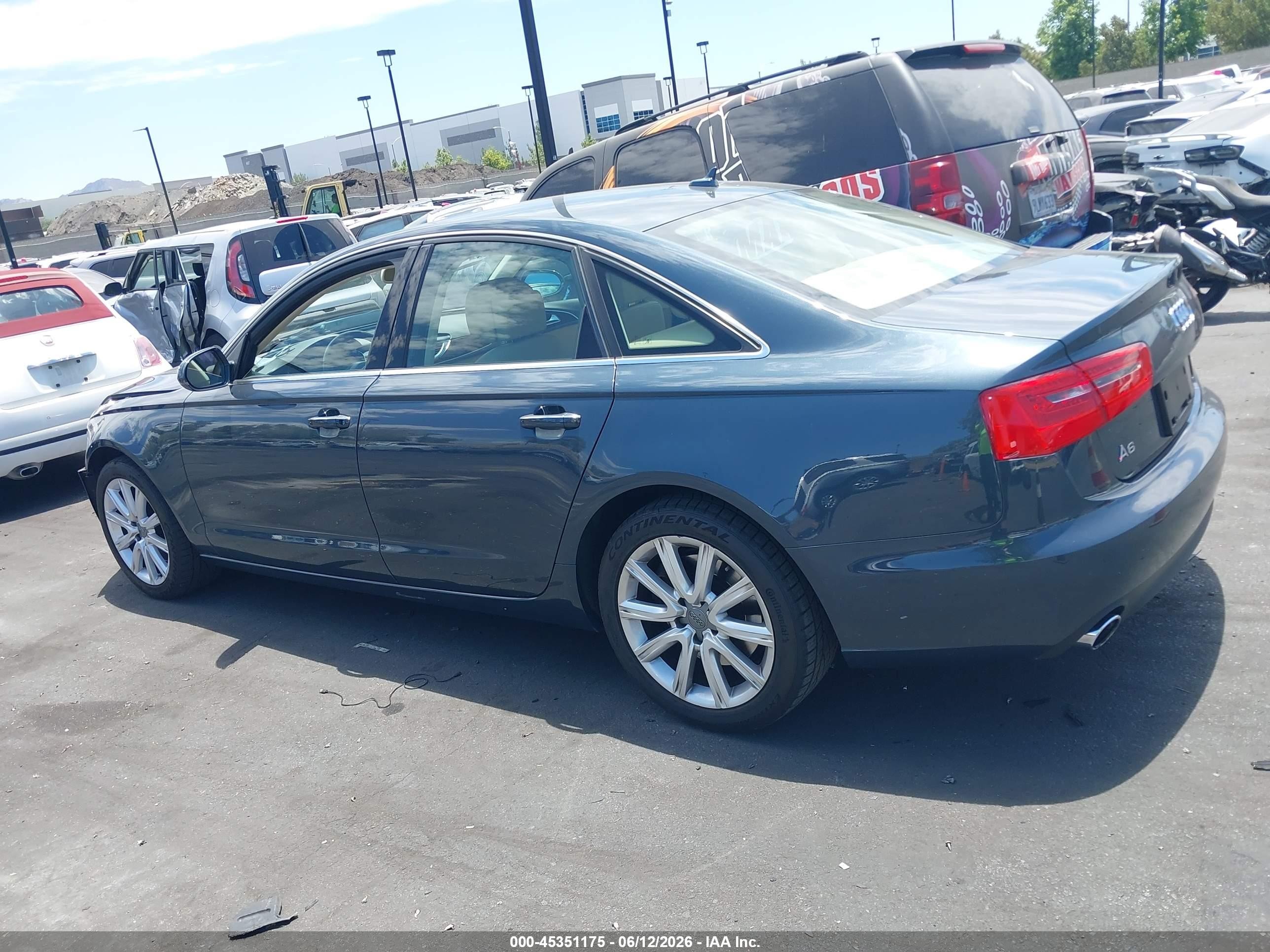 2015 Audi A6 2.0t Premium Blue vin: WAUDFAFC6FN007440