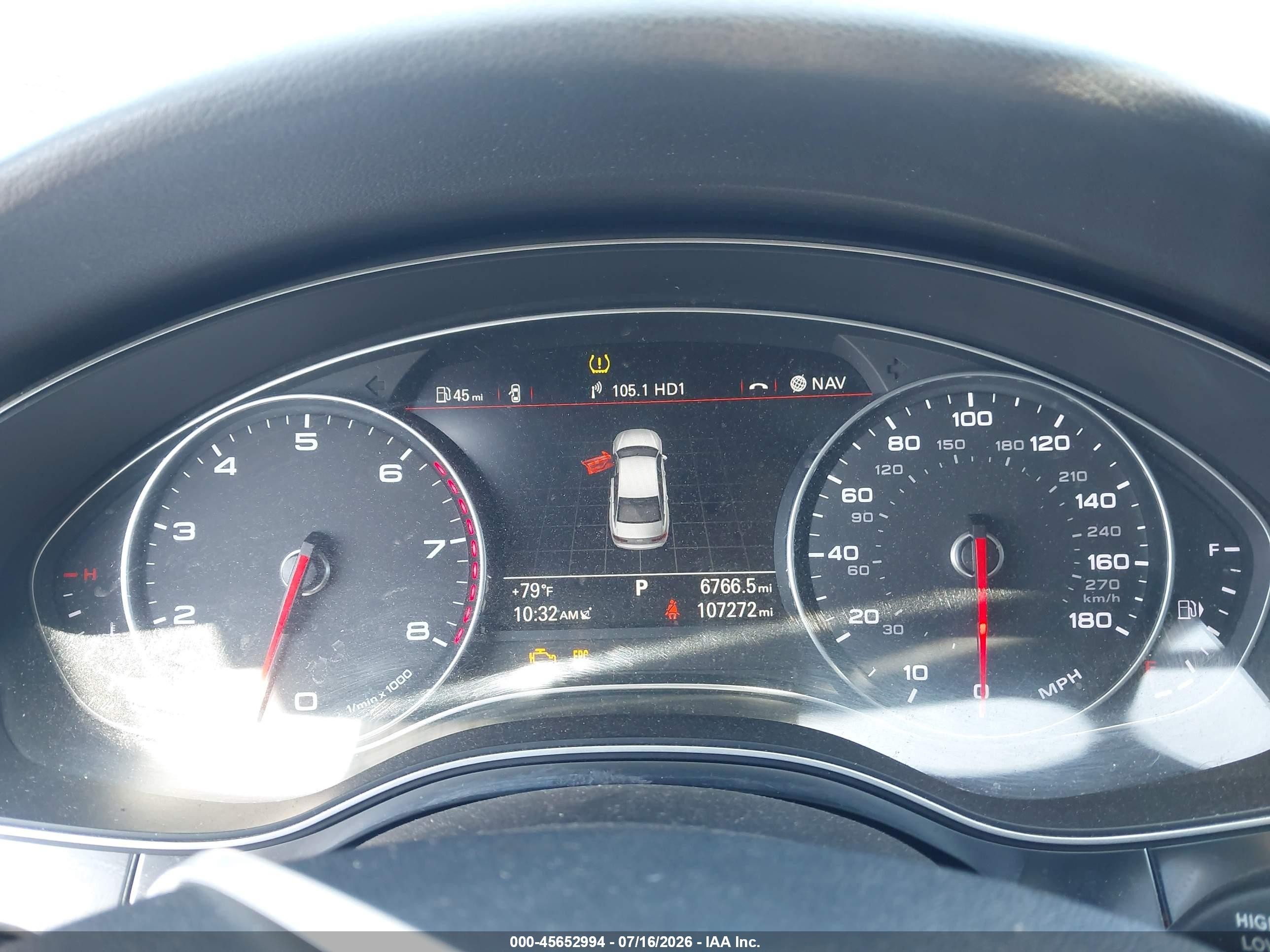 2014 Audi A6 2.0t Premium Черный vin: WAUDFAFC7EN081058