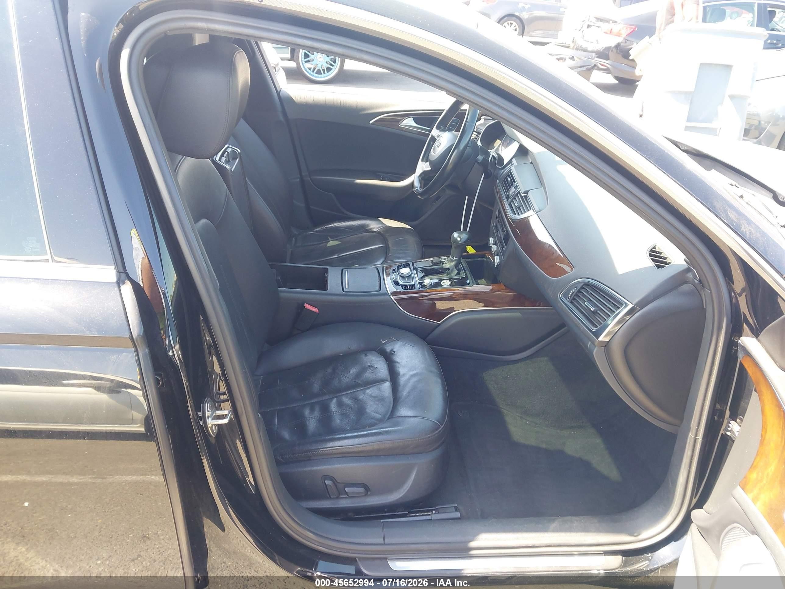 2014 Audi A6 2.0t Premium Черный vin: WAUDFAFC7EN081058