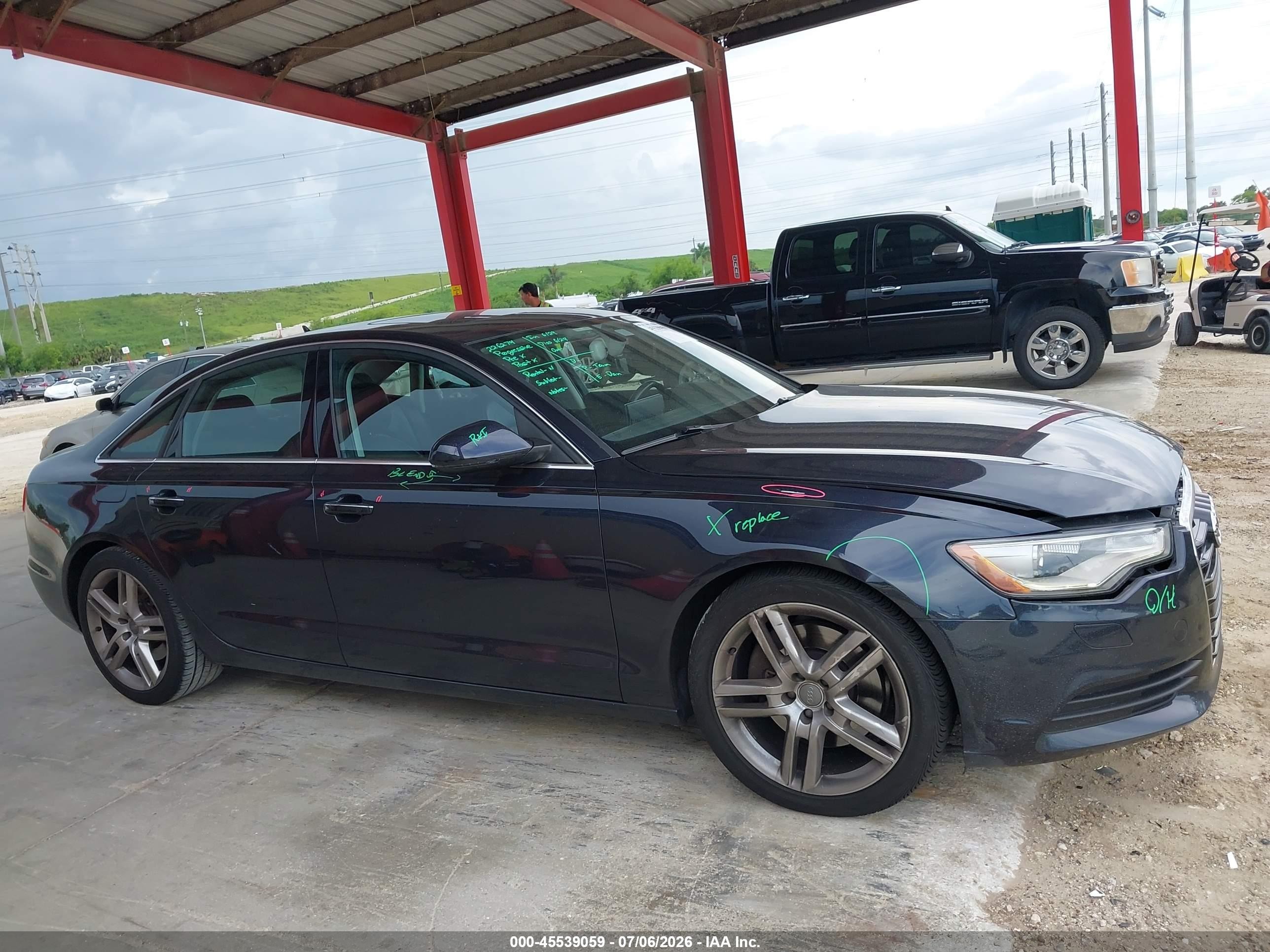 2015 Audi A6 2.0t Premium Black vin: WAUDFAFC7FN026899