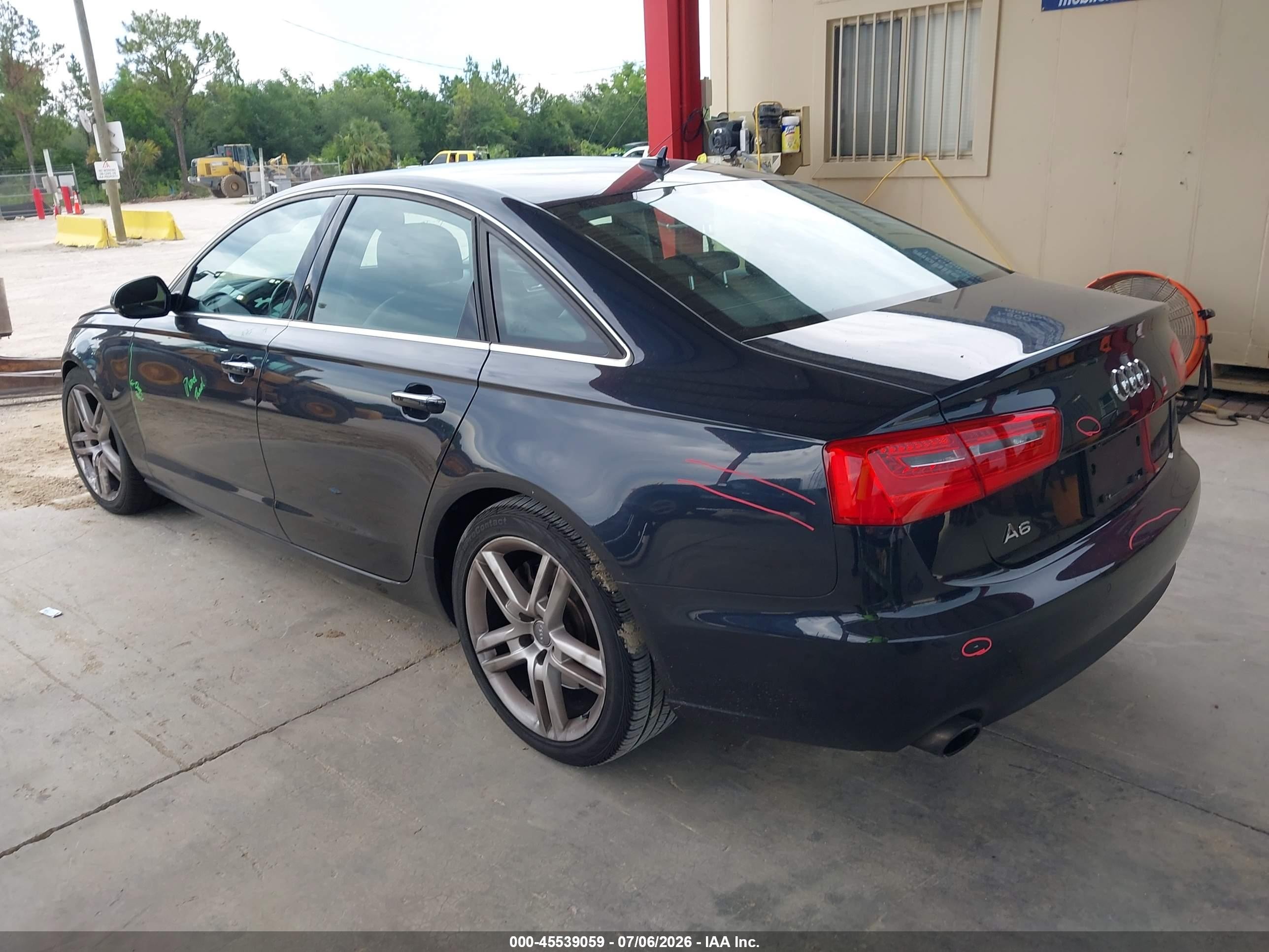 2015 Audi A6 2.0t Premium Black vin: WAUDFAFC7FN026899