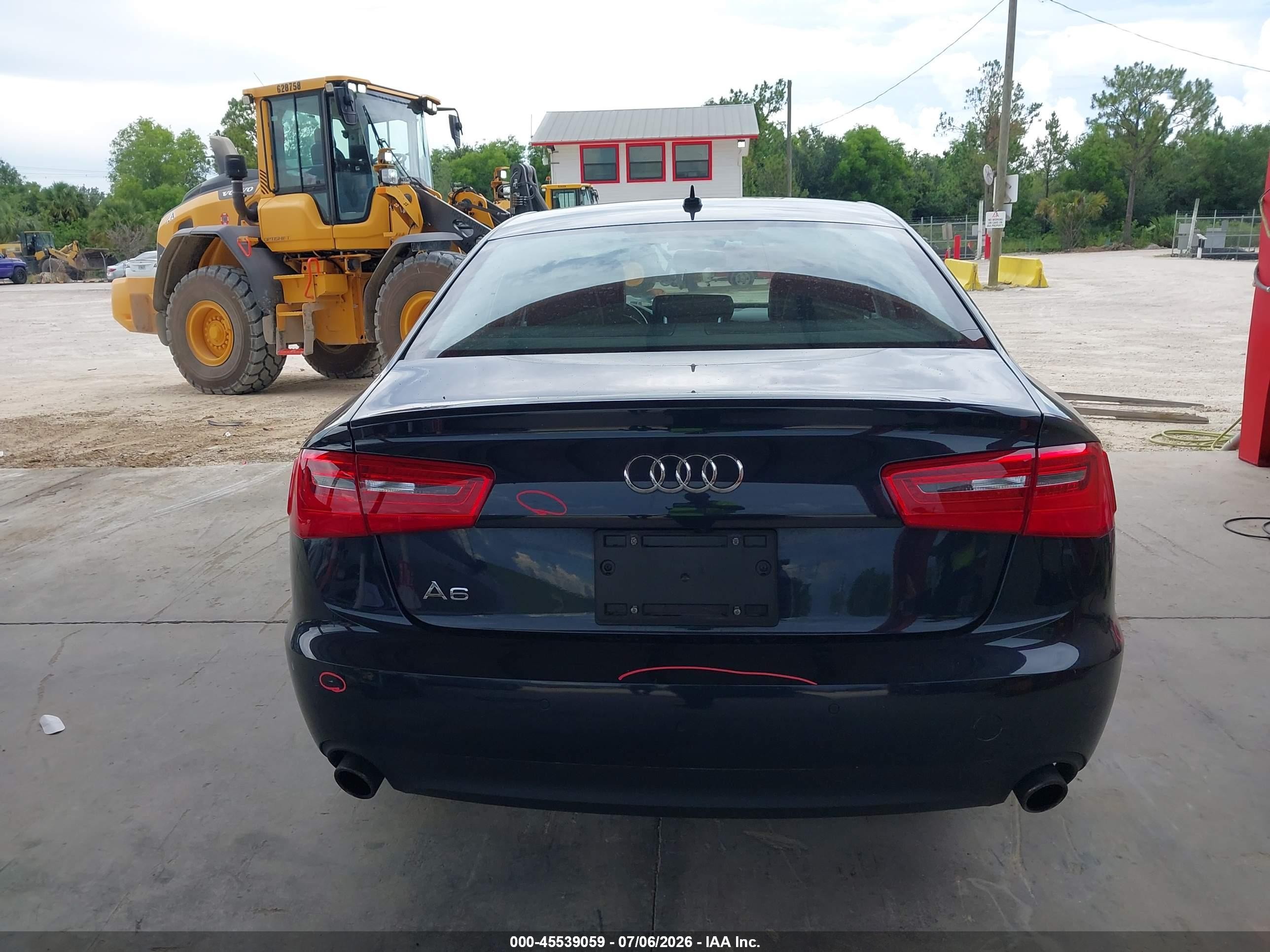 2015 Audi A6 2.0t Premium Black vin: WAUDFAFC7FN026899