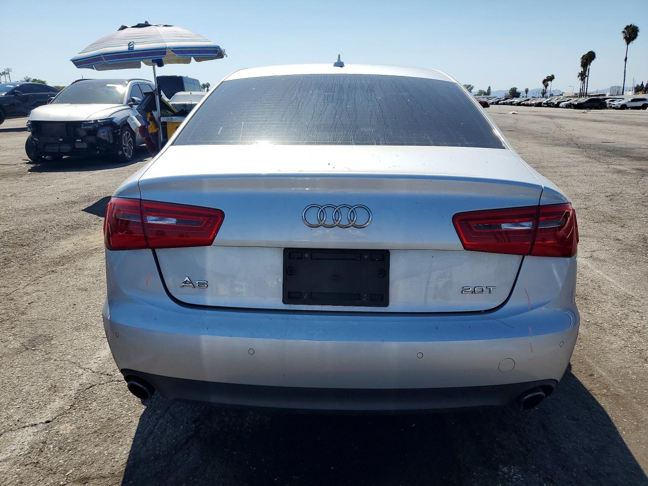 2012 Audi A6 Premium Plus Silver vin: WAUDFAFC8CN114601