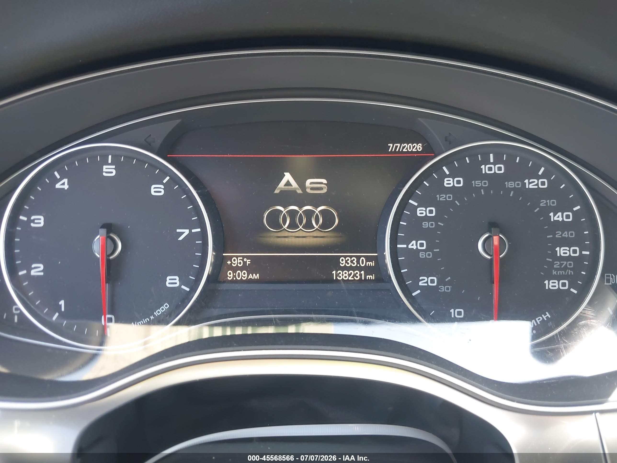2012 Audi A6 2.0t Premium Plus White vin: WAUDFAFC8CN175494