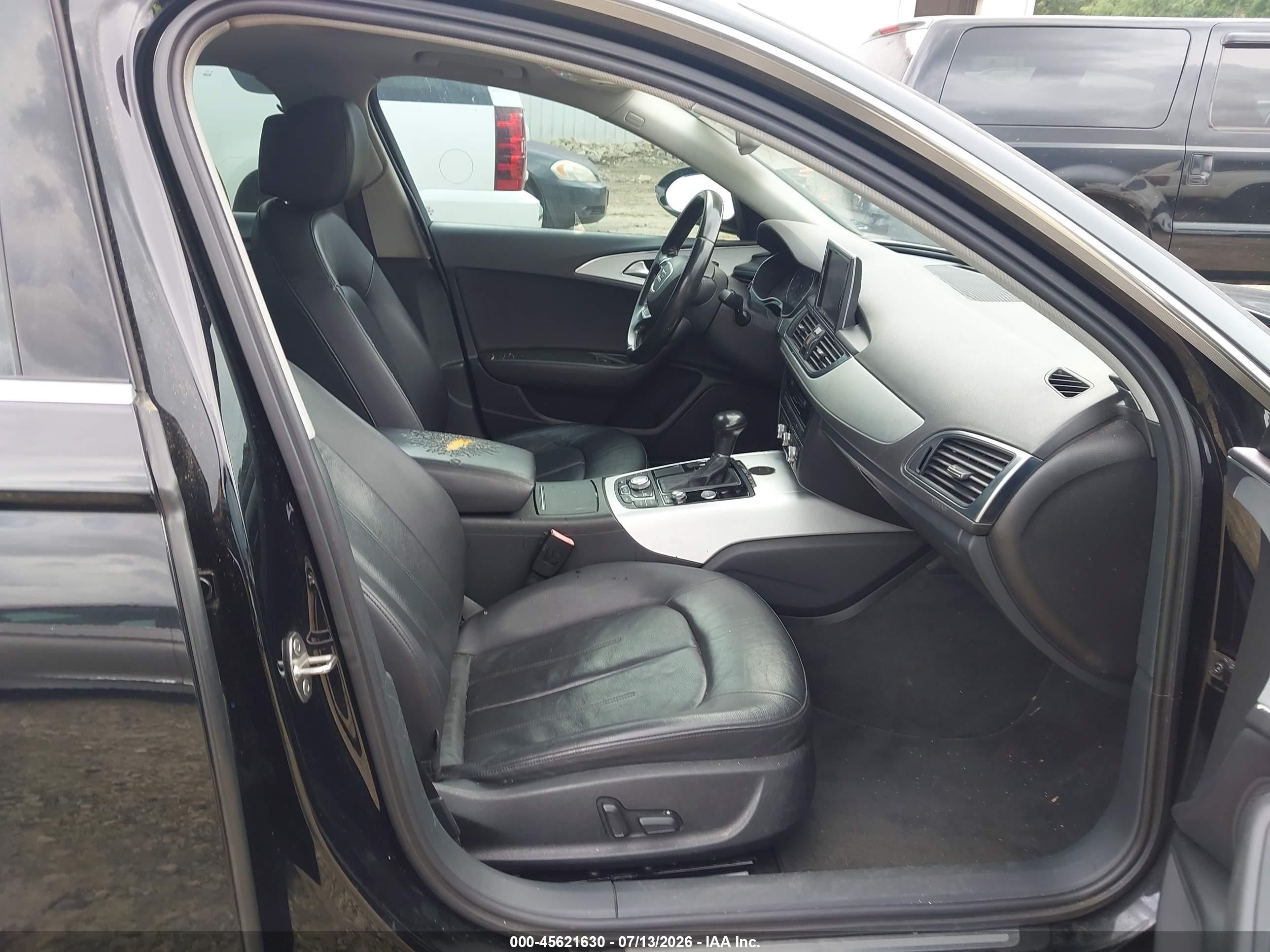 2013 Audi A6 2.0t Premium Black vin: WAUDFAFC8DN005847
