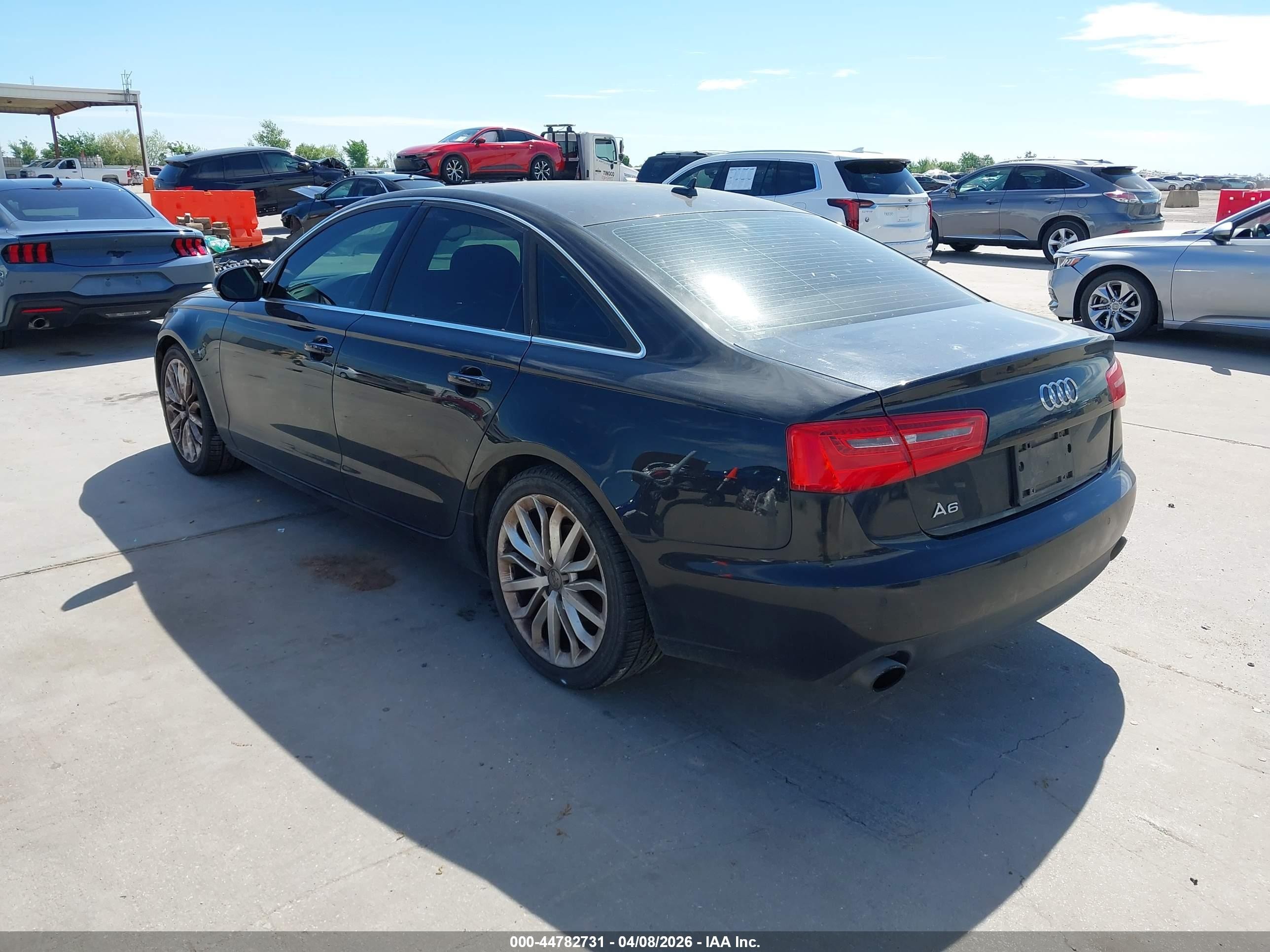 2013 Audi A6 2.0t Premium Black vin: WAUDFAFC8DN008621