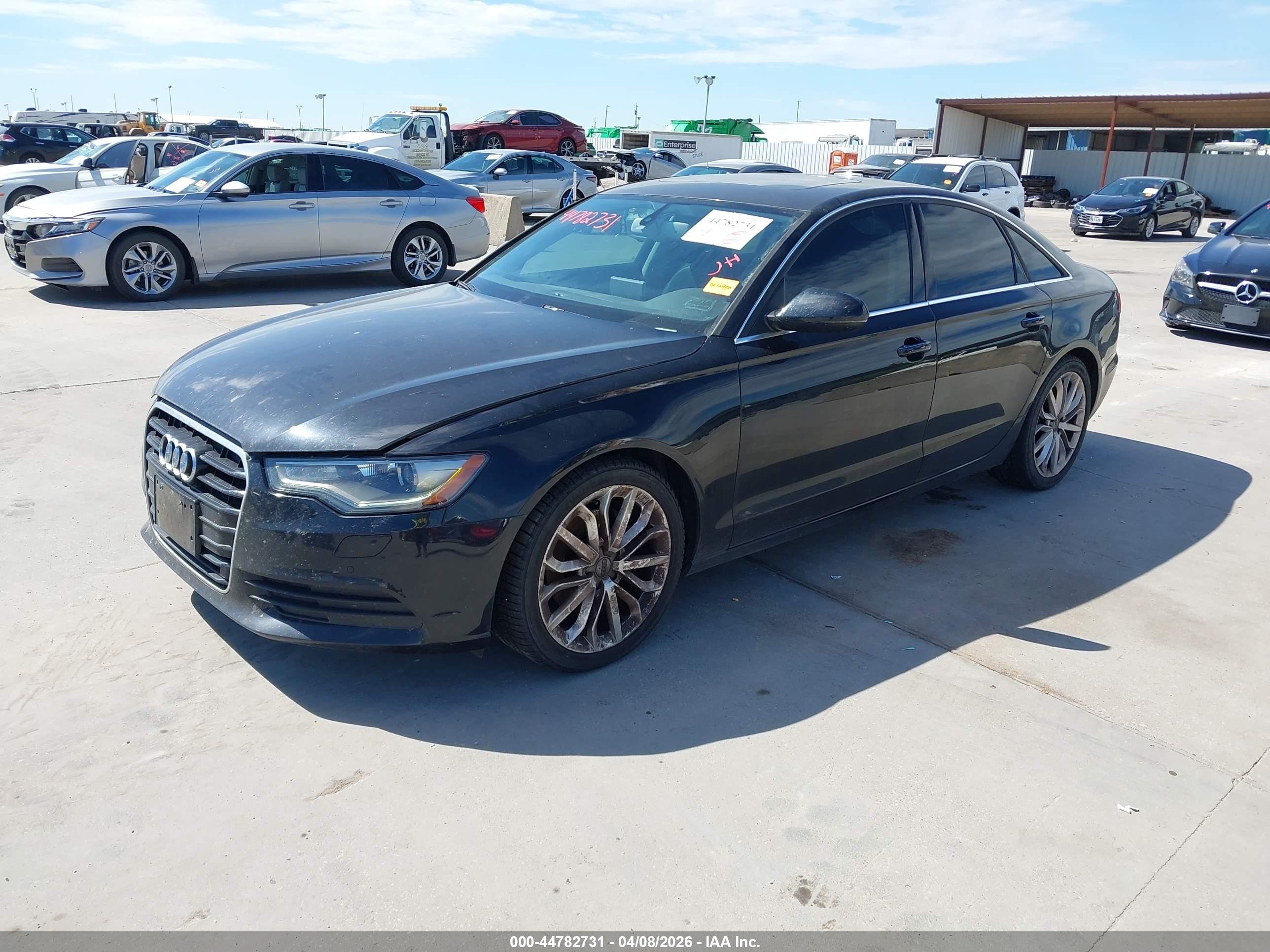2013 Audi A6 2.0t Premium Black vin: WAUDFAFC8DN008621