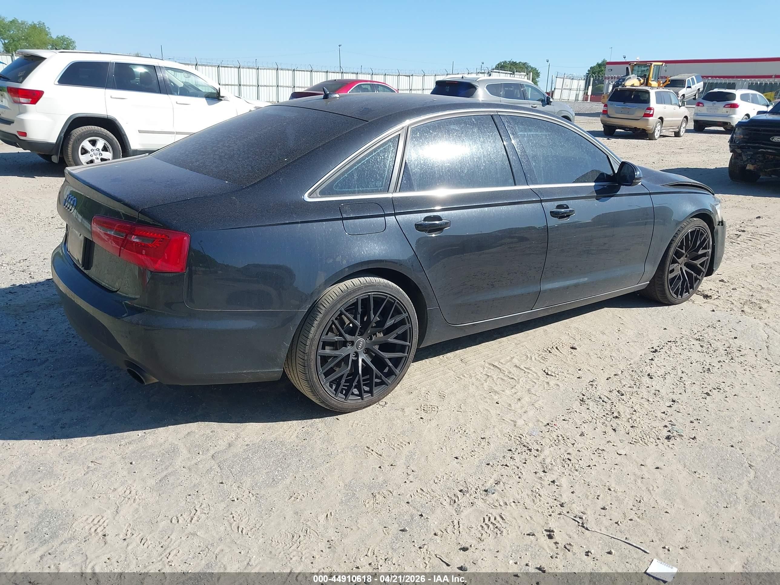 2014 Audi A6 2.0t Premium Black vin: WAUDFAFC8EN066326