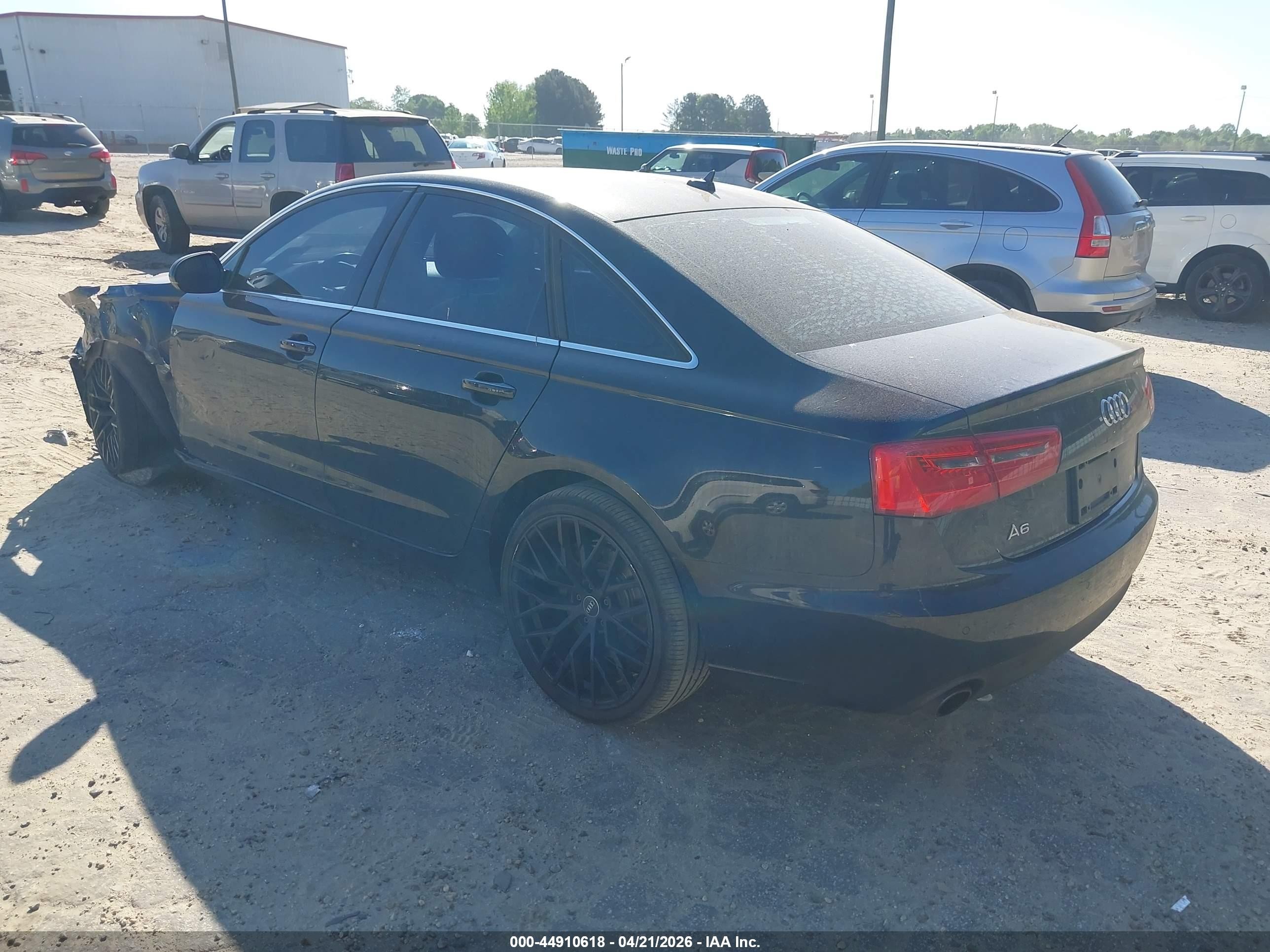 2014 Audi A6 2.0t Premium Black vin: WAUDFAFC8EN066326