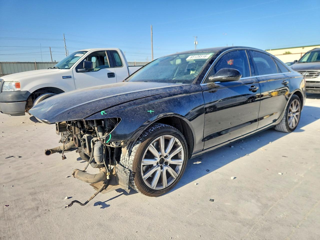 2014 Audi A6 Premium Plus Black vin: WAUDFAFC8EN069940