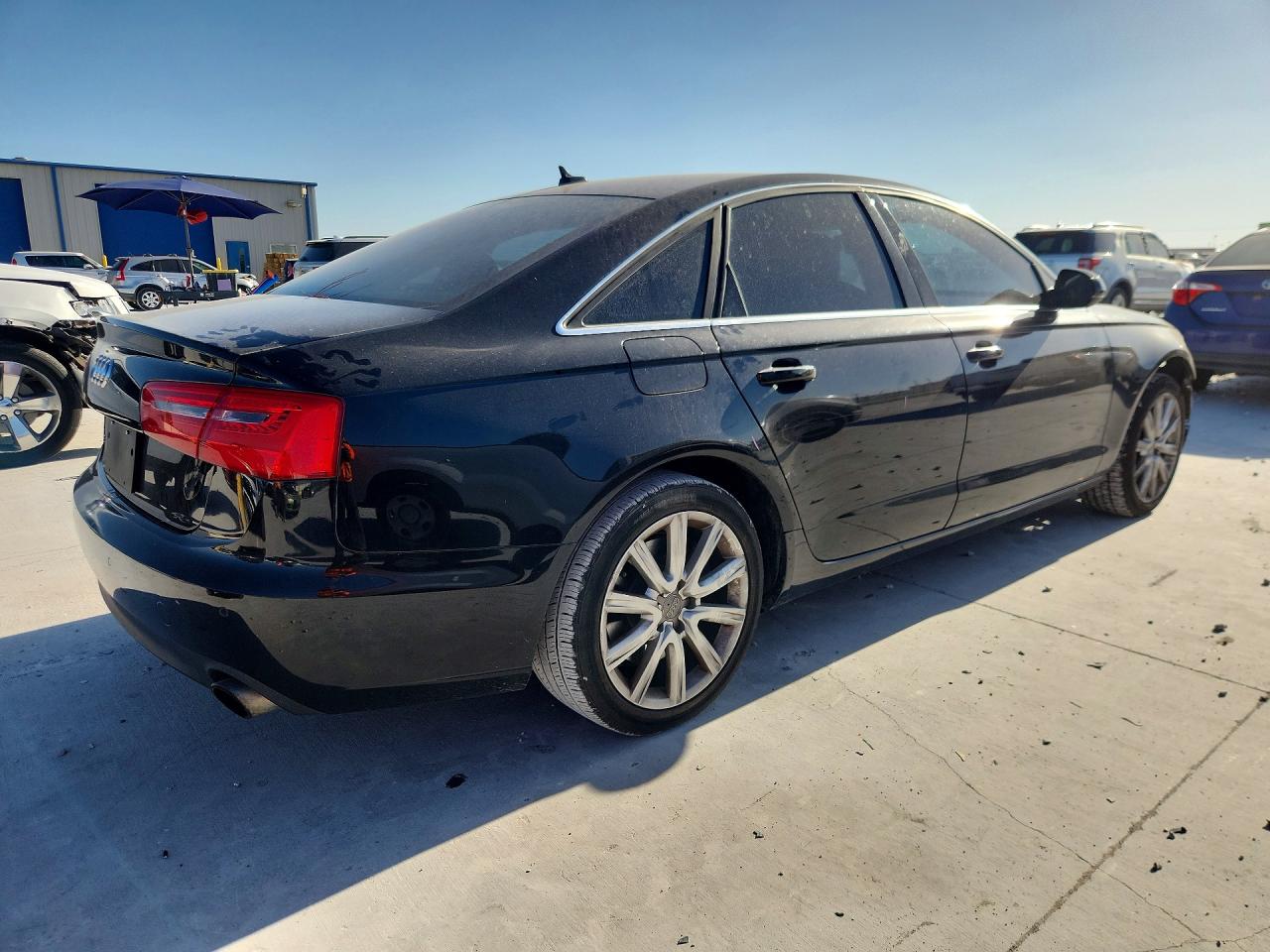 2014 Audi A6 Premium Plus Black vin: WAUDFAFC8EN069940