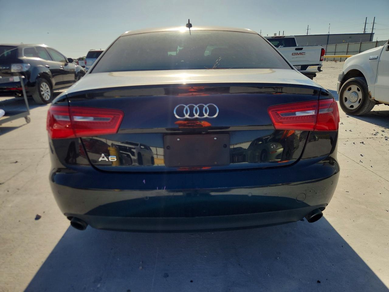2014 Audi A6 Premium Plus Black vin: WAUDFAFC8EN069940