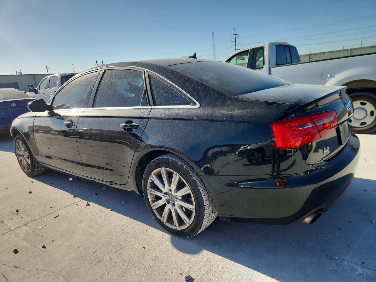 2014 Audi A6 Premium Plus Black vin: WAUDFAFC8EN069940