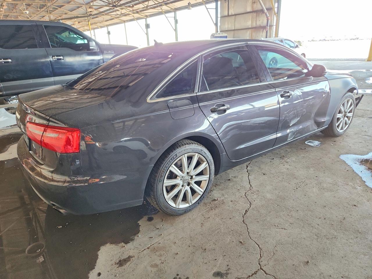 2014 Audi A6 Premium Plus Серый vin: WAUDFAFC8EN079688