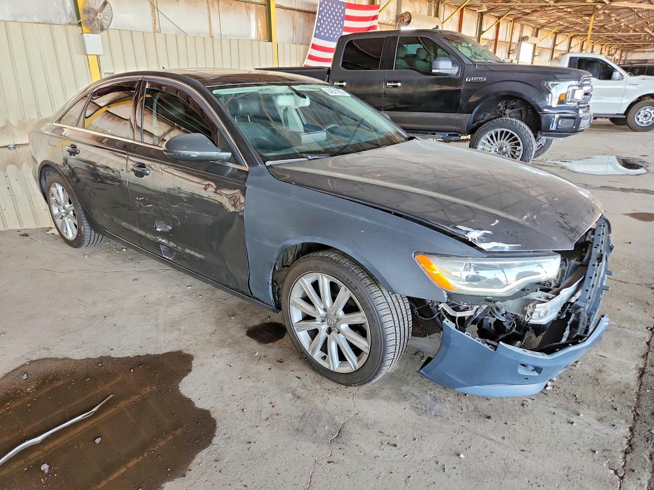 2014 Audi A6 Premium Plus Серый vin: WAUDFAFC8EN079688
