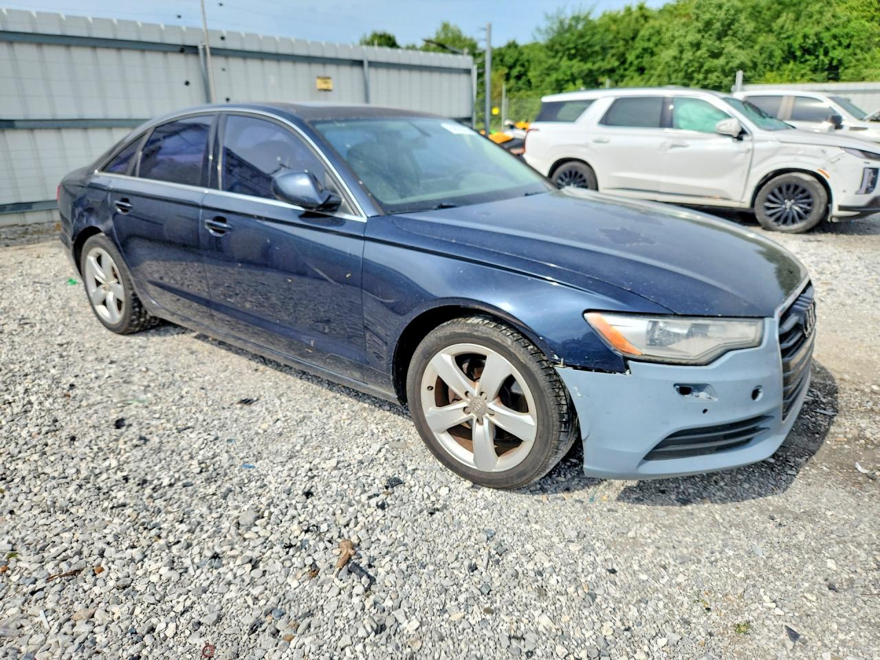 2012 Audi A6 Premium Plus Gray vin: WAUDFAFC9CN118009