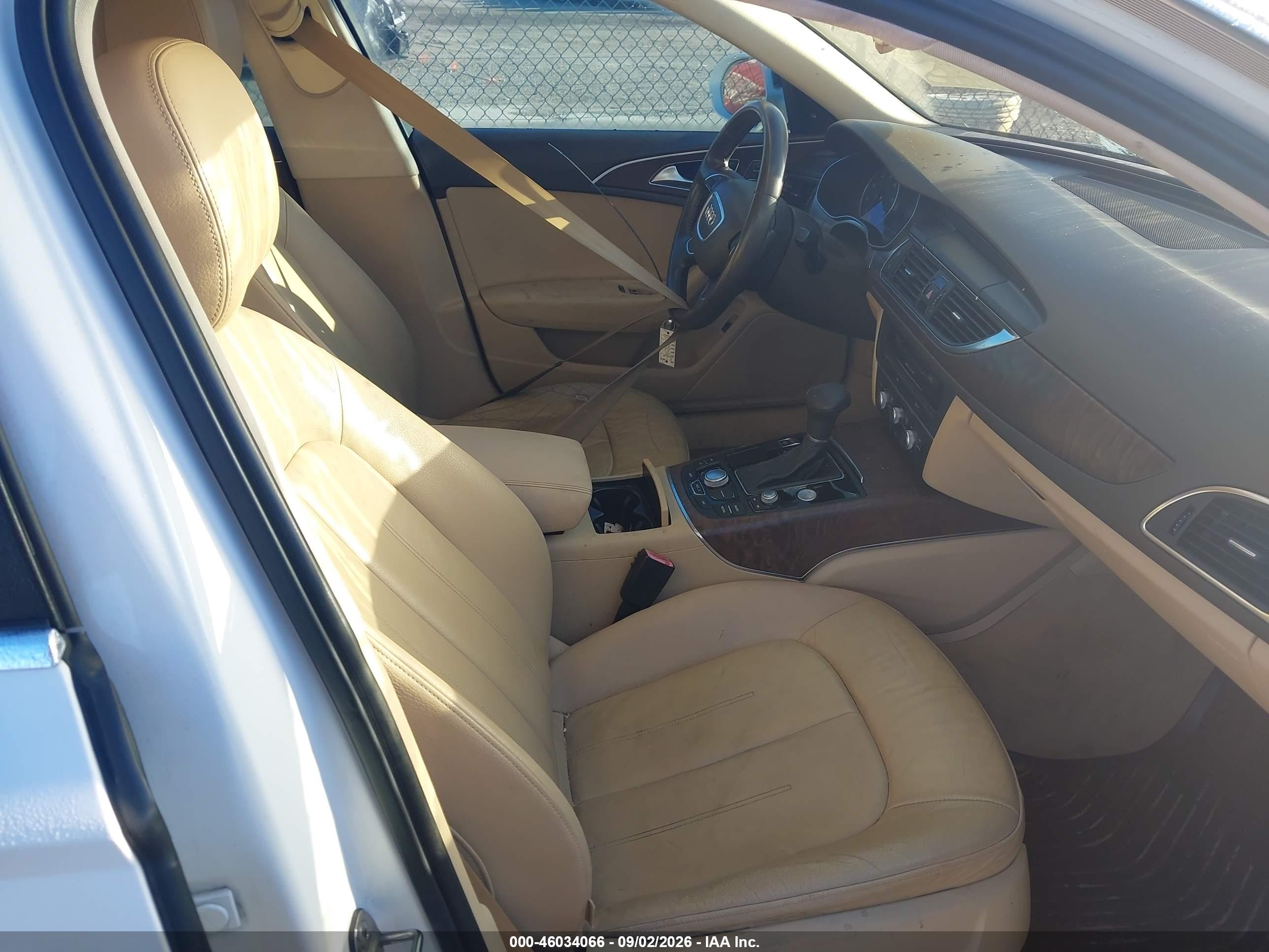 2012 Audi A6 2.0t Premium Белый vin: WAUDFAFC9CN127048