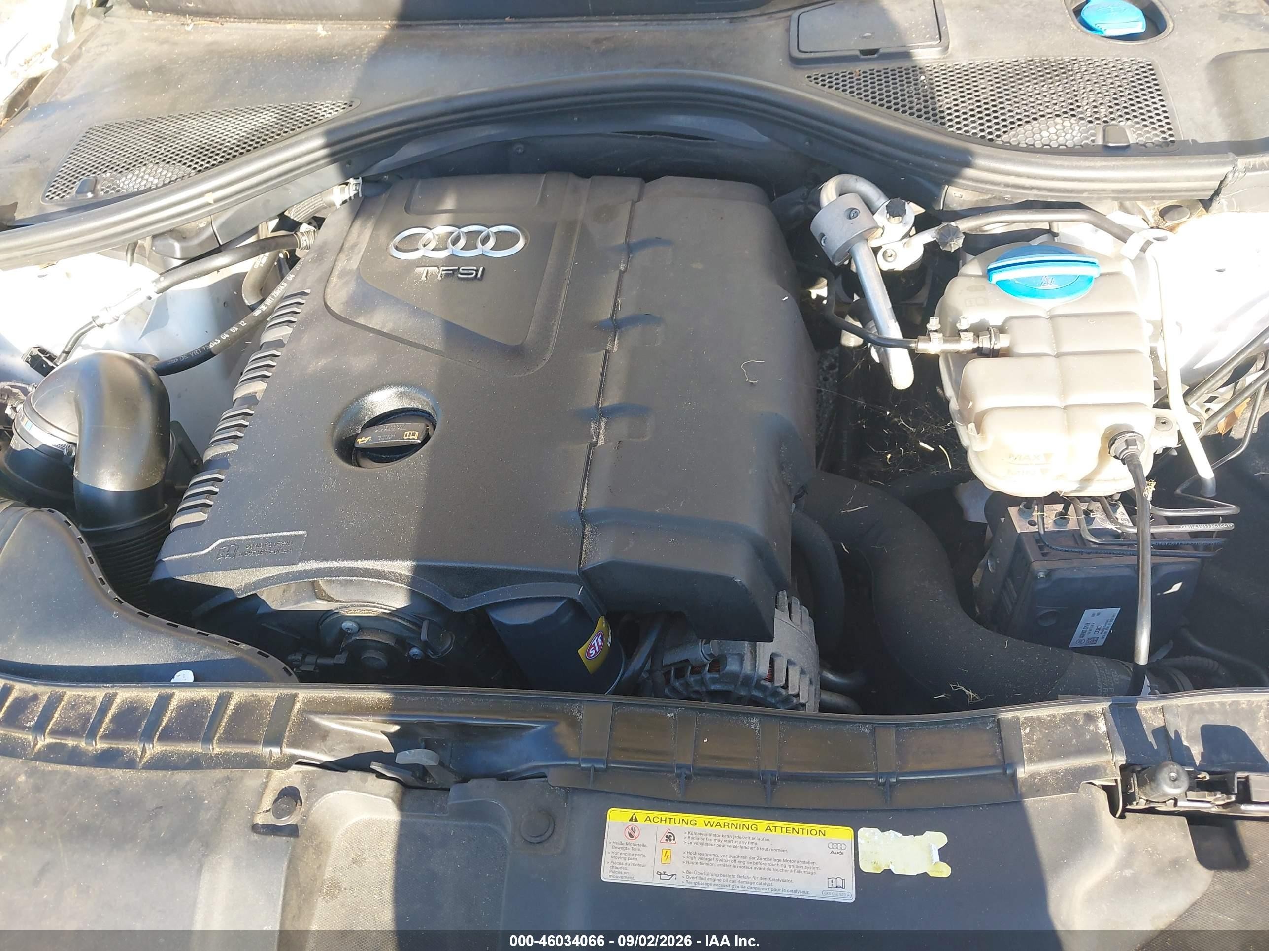 2012 Audi A6 2.0t Premium Белый vin: WAUDFAFC9CN127048