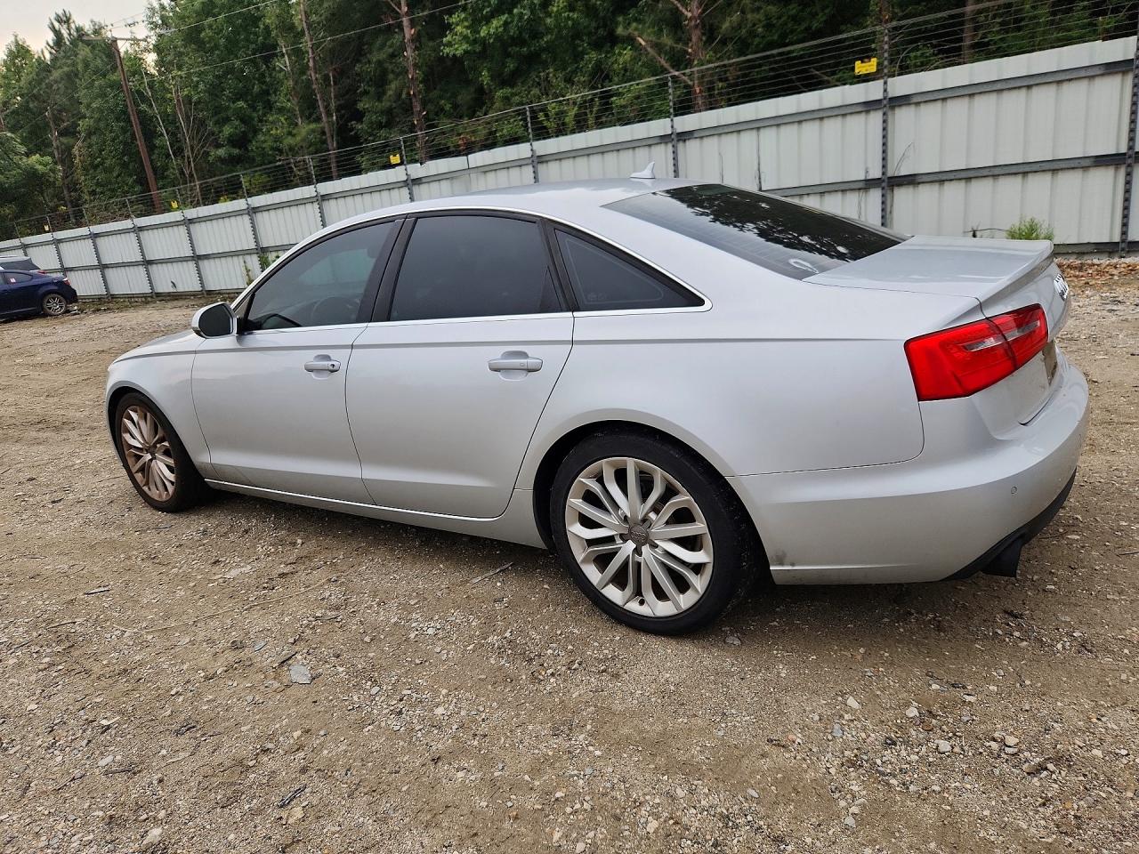 2013 Audi A6 Premium Plus Silver vin: WAUDFAFC9DN030319