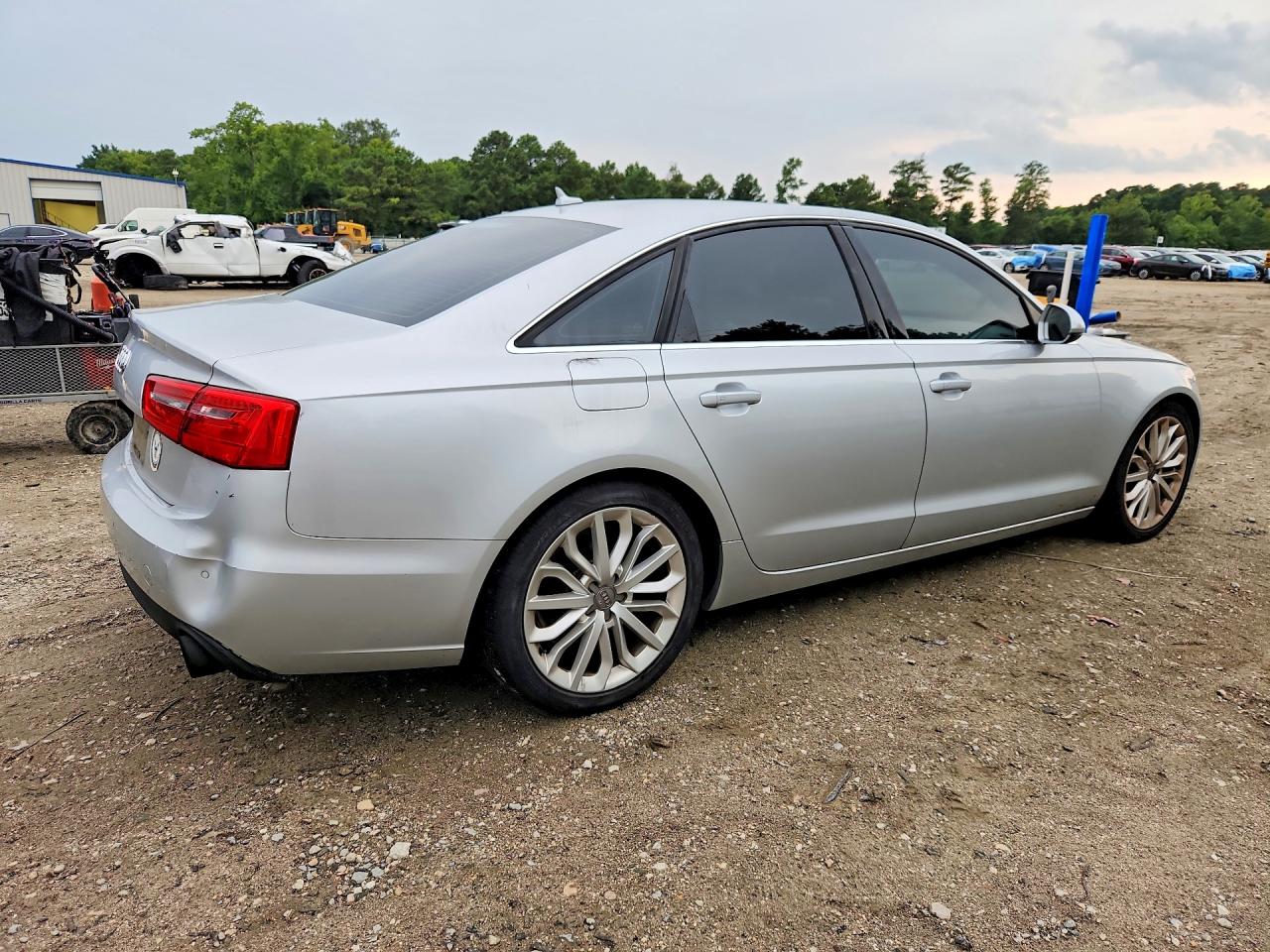 2013 Audi A6 Premium Plus Silver vin: WAUDFAFC9DN030319