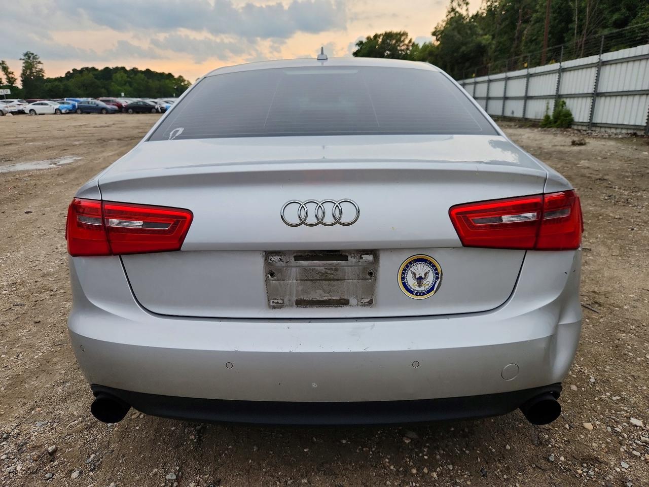 2013 Audi A6 Premium Plus Silver vin: WAUDFAFC9DN030319