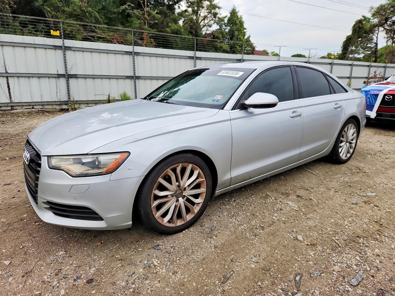 2013 Audi A6 Premium Plus Silver vin: WAUDFAFC9DN030319