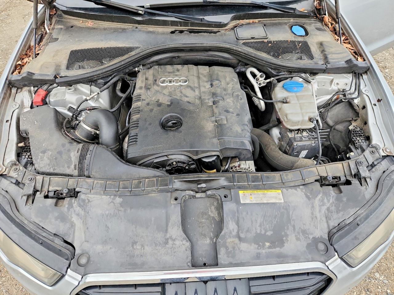 2013 Audi A6 Premium Plus Silver vin: WAUDFAFC9DN030319